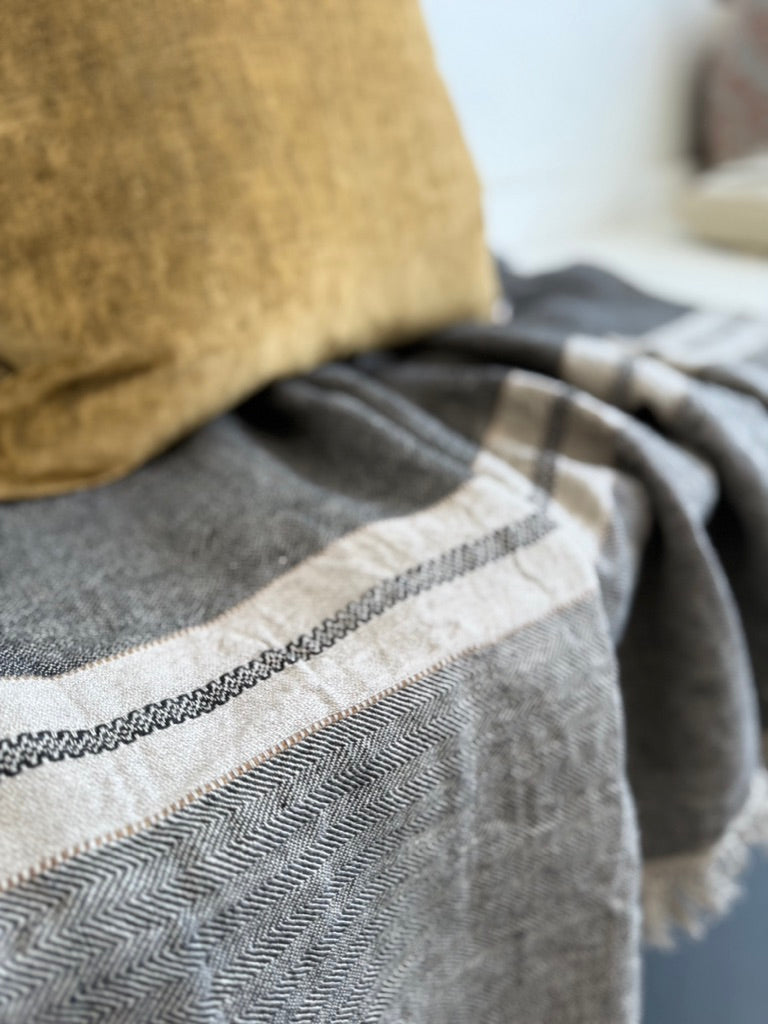 Libeco Linen Fouta | Tack Stripe