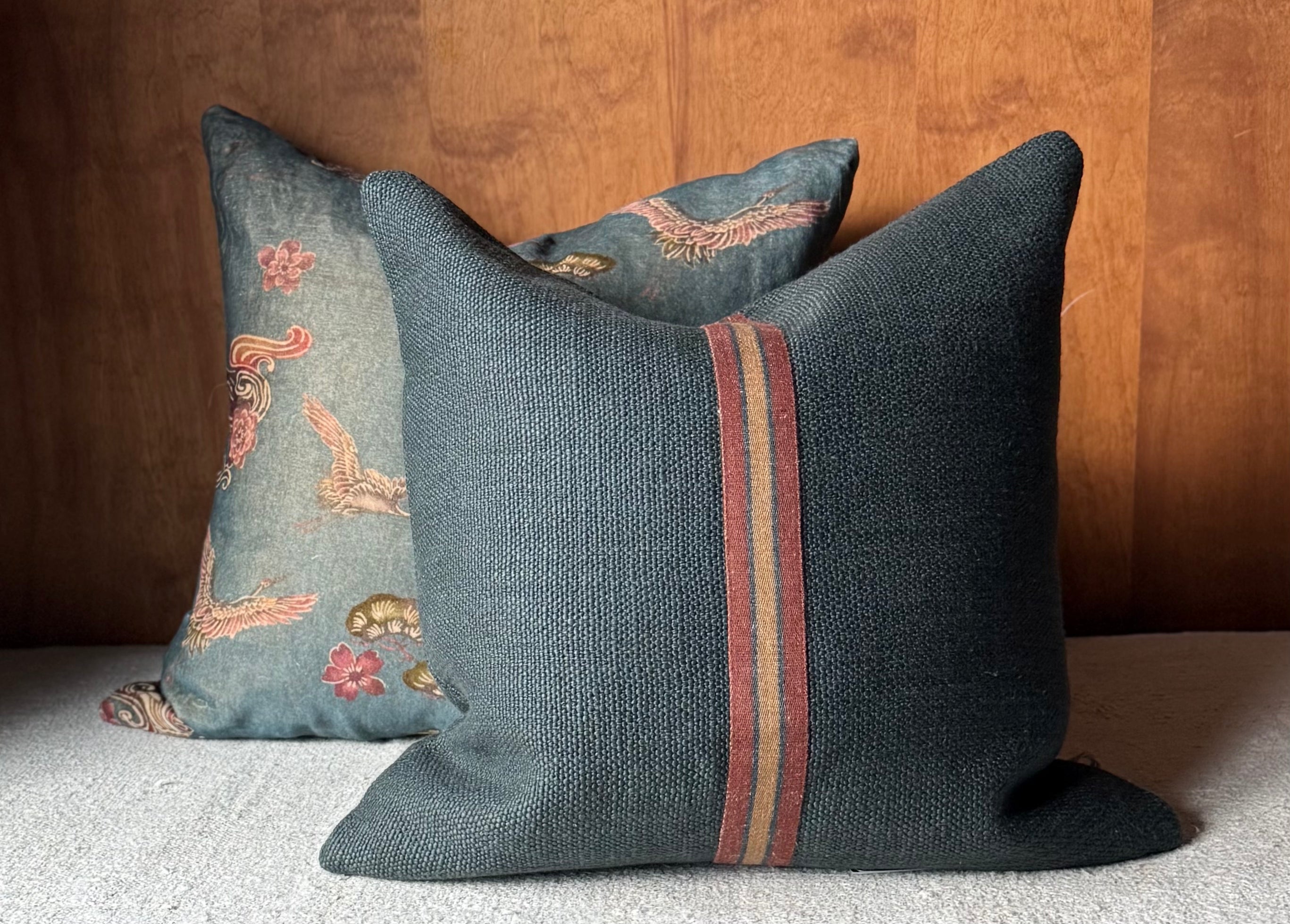 Libeco Linen & Wool | Jasper Smoke Pillow