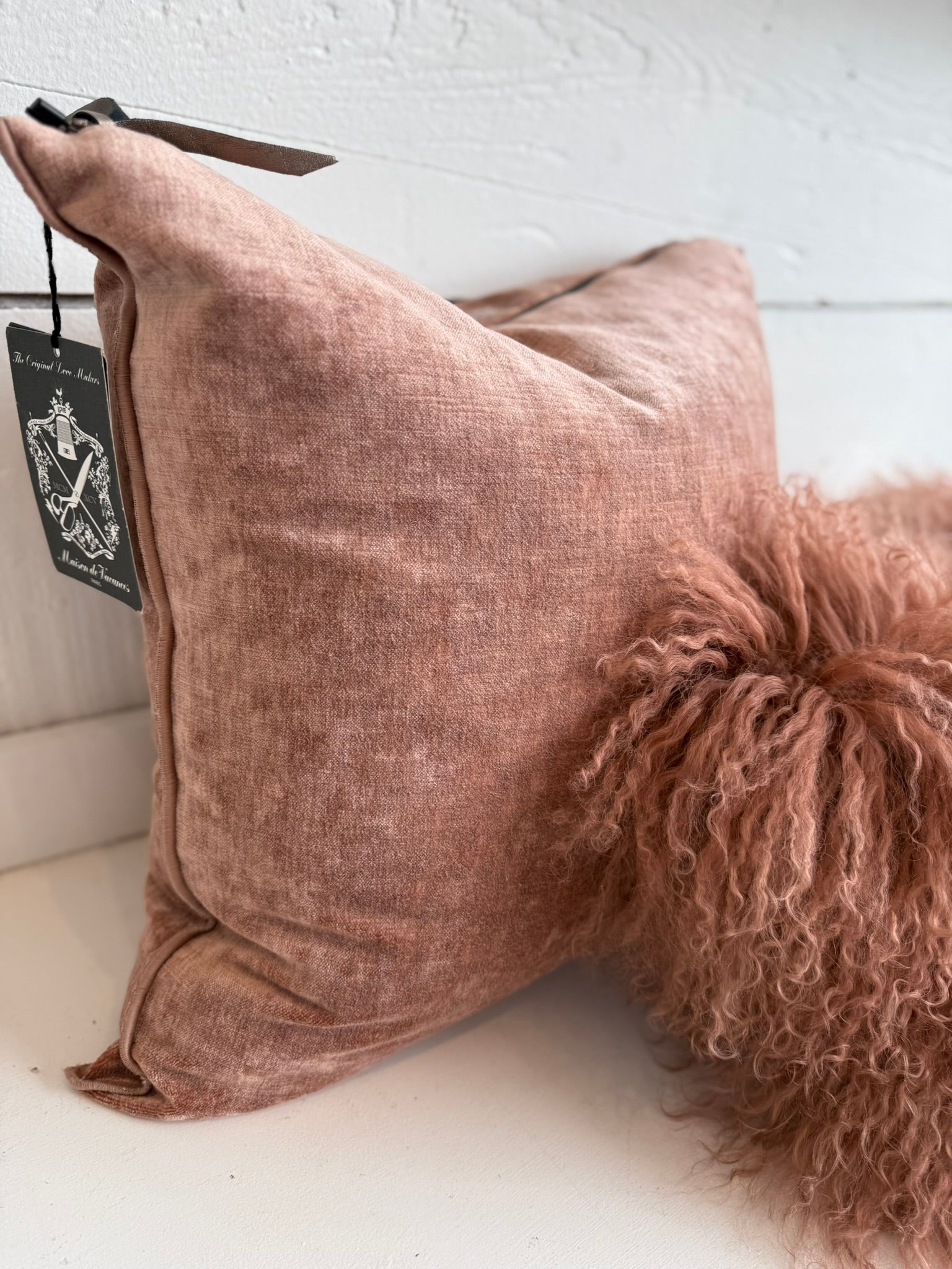 Maison de Vacances | Royal Velvet Pillow in Cuivre