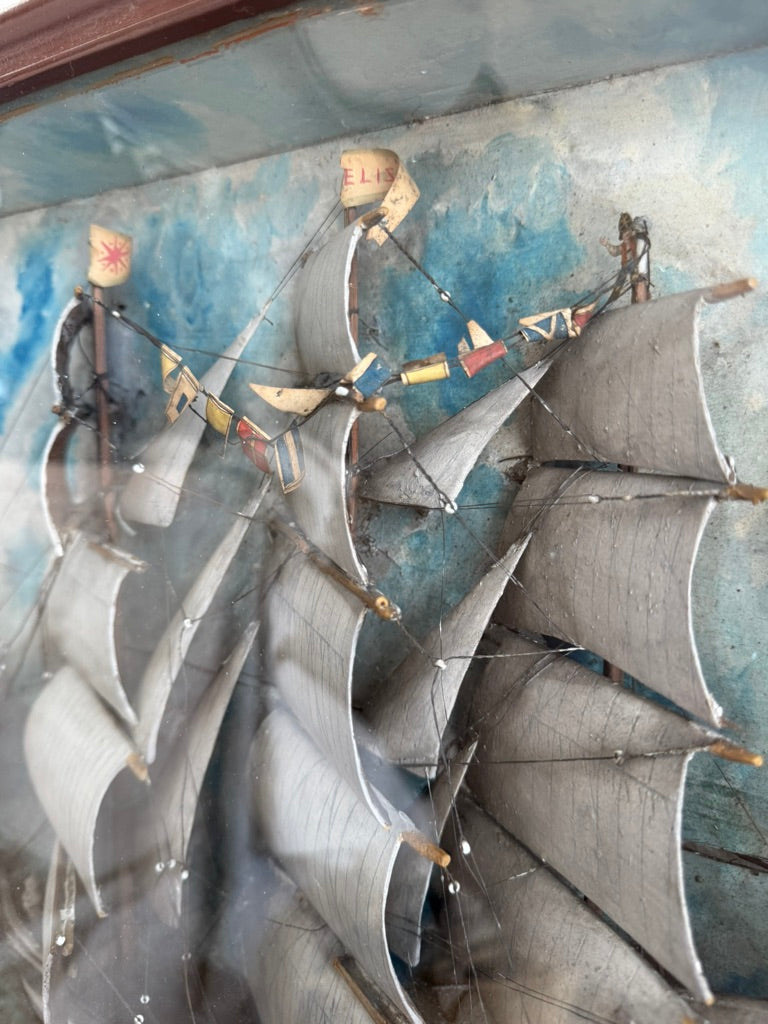 Antique Ship Diorama-Scotland