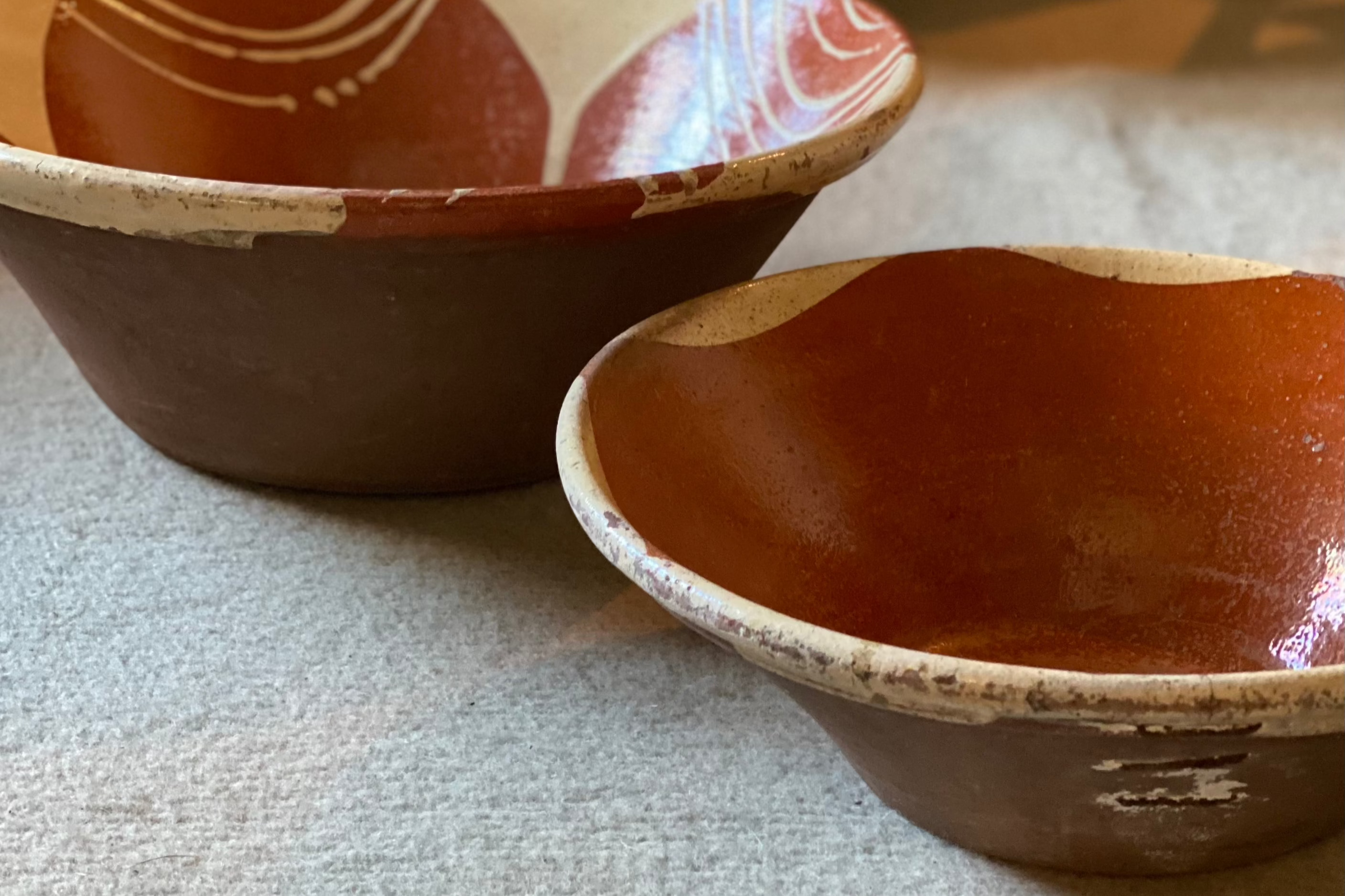Pair of Portugese Antique Bowls