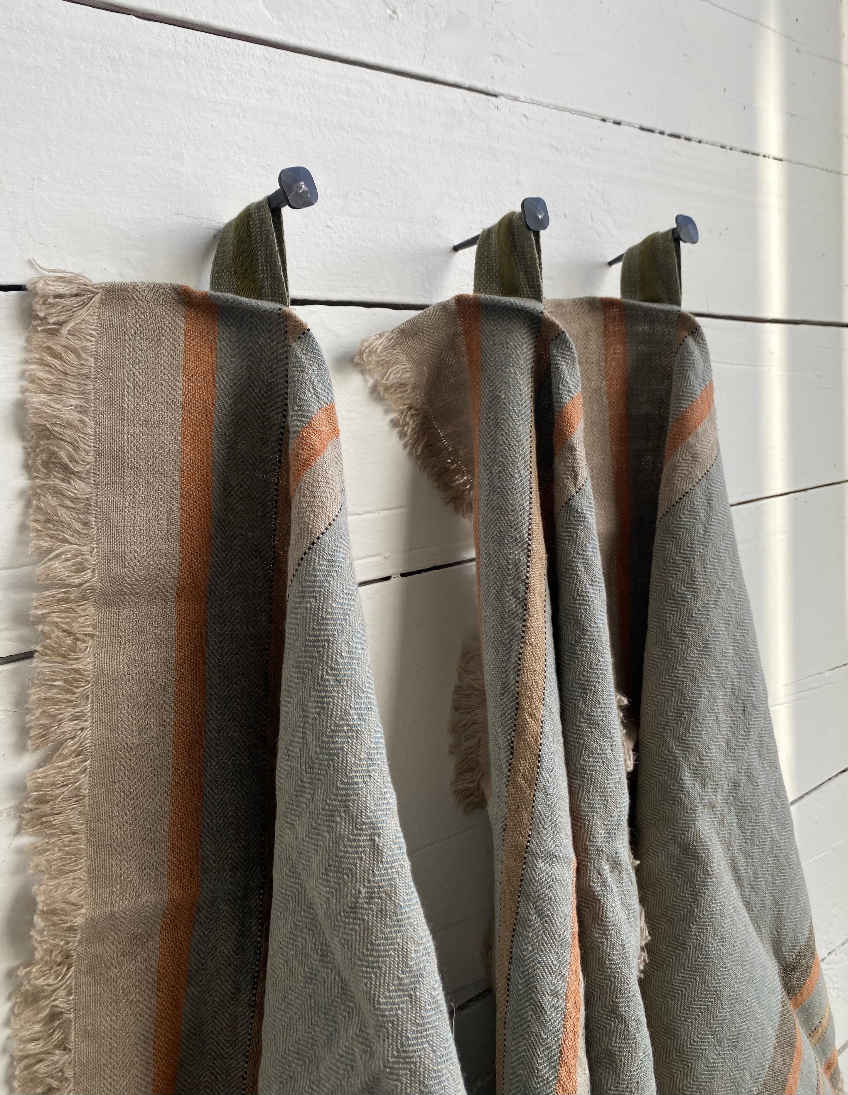 Libeco Linen Guest Towel | Multi Stripe