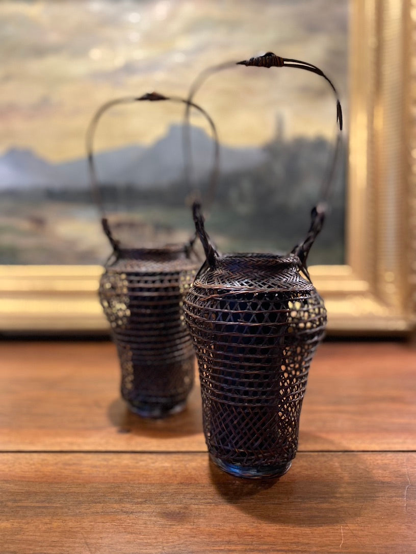 Ikebana Basket Vase l Pair