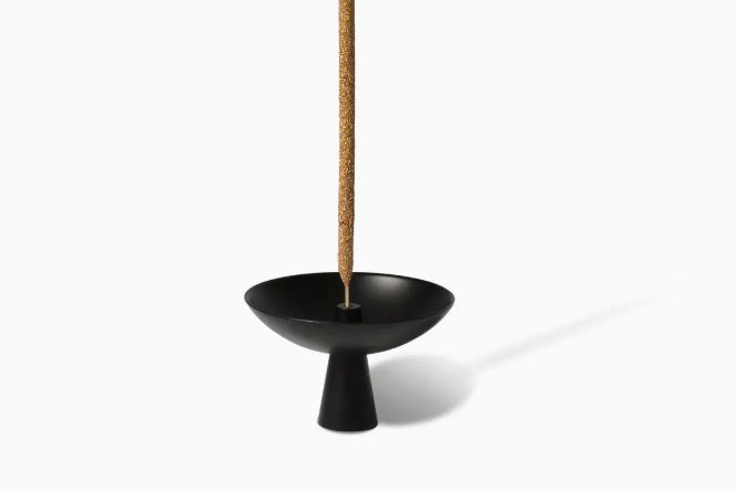 Black Brass Incense Holder