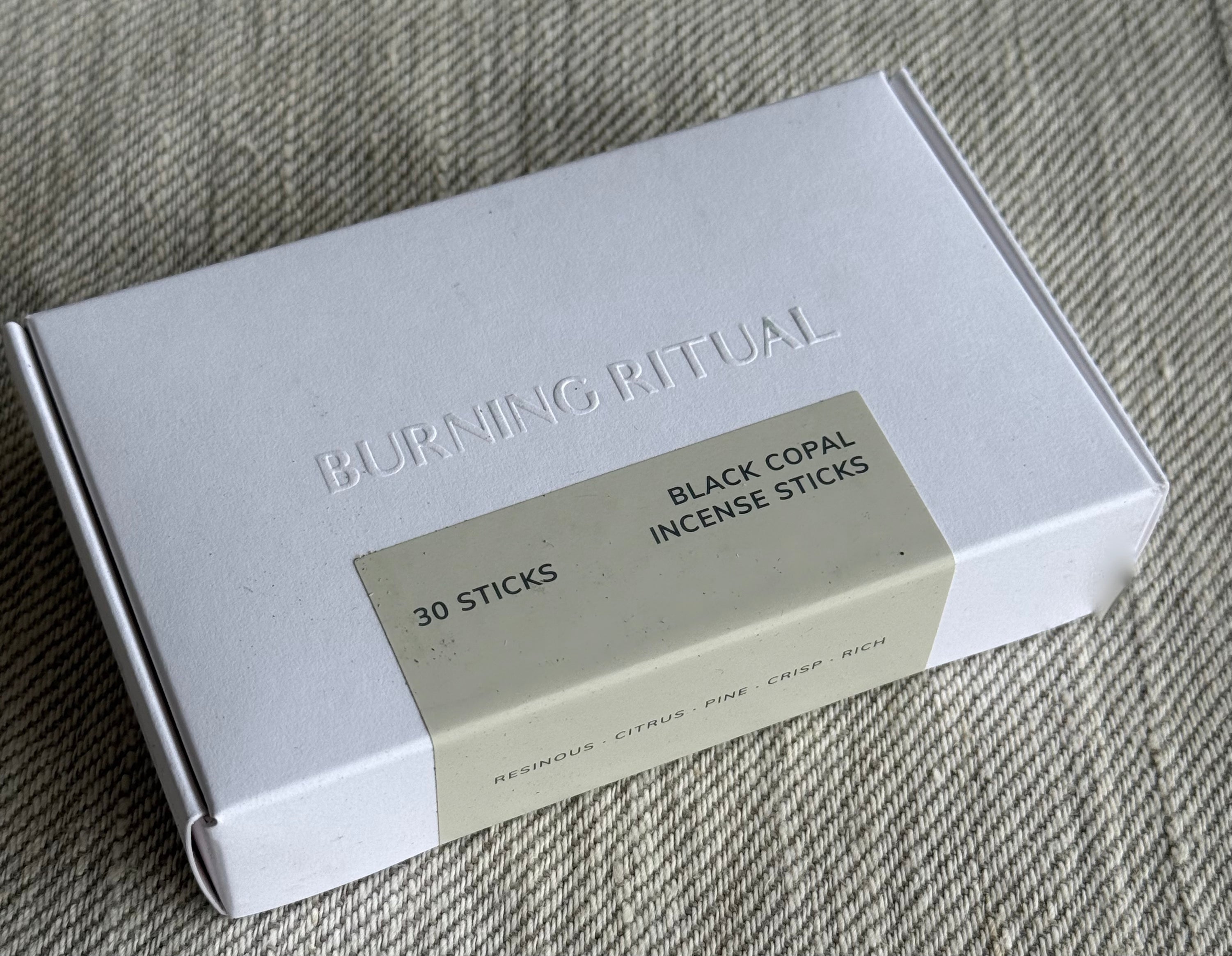 30 Mini Black Copal Incense Sticks