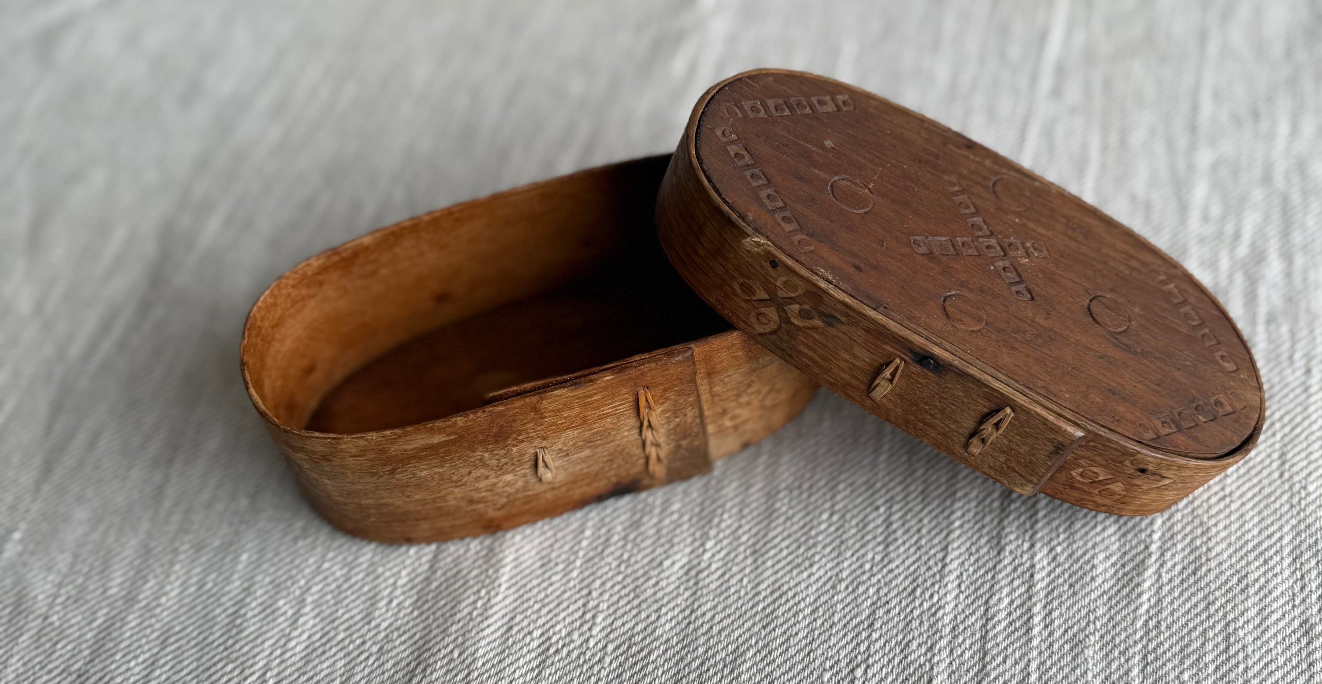 Set of Three Tine Norwegian Boxes