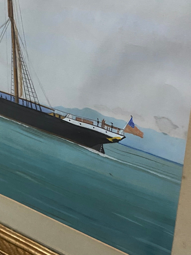 Steamship Painting