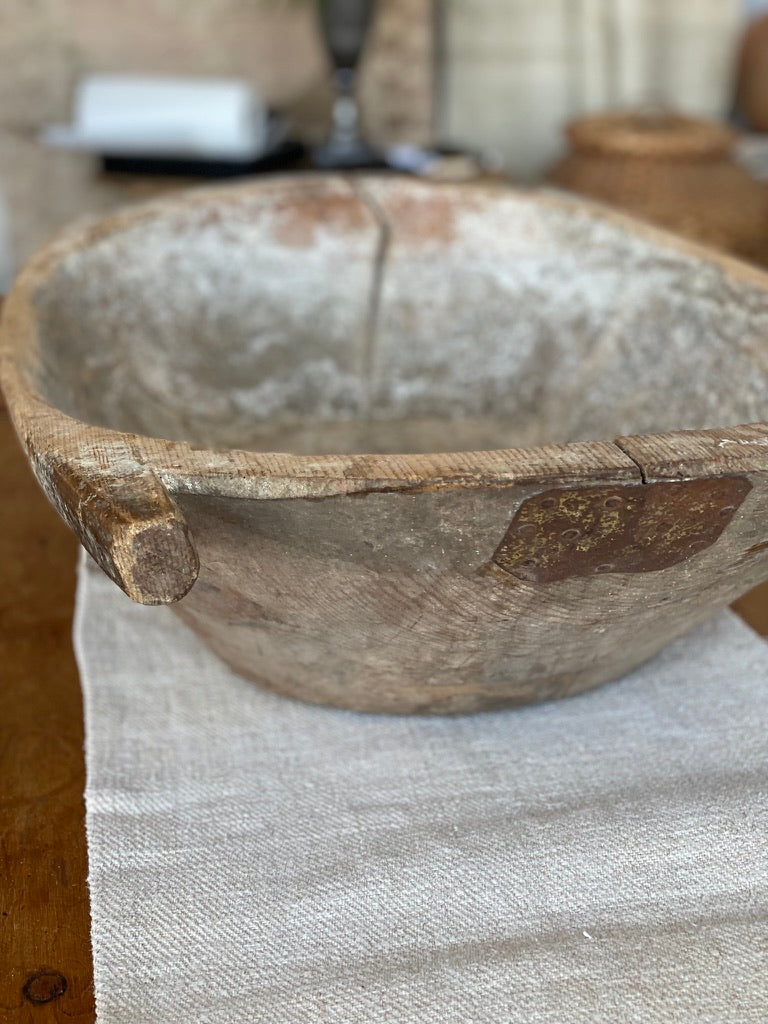 Antique Dough Bowl - #2