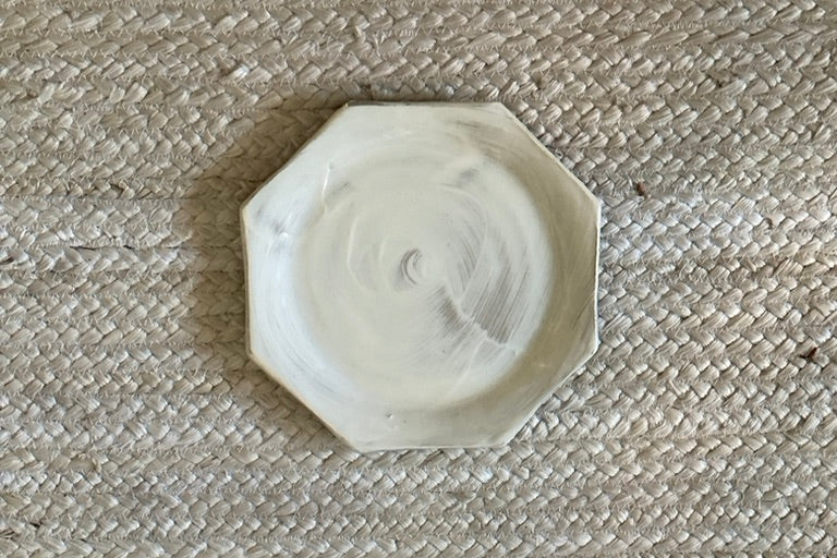 Handmade Octagon Dessert Plate