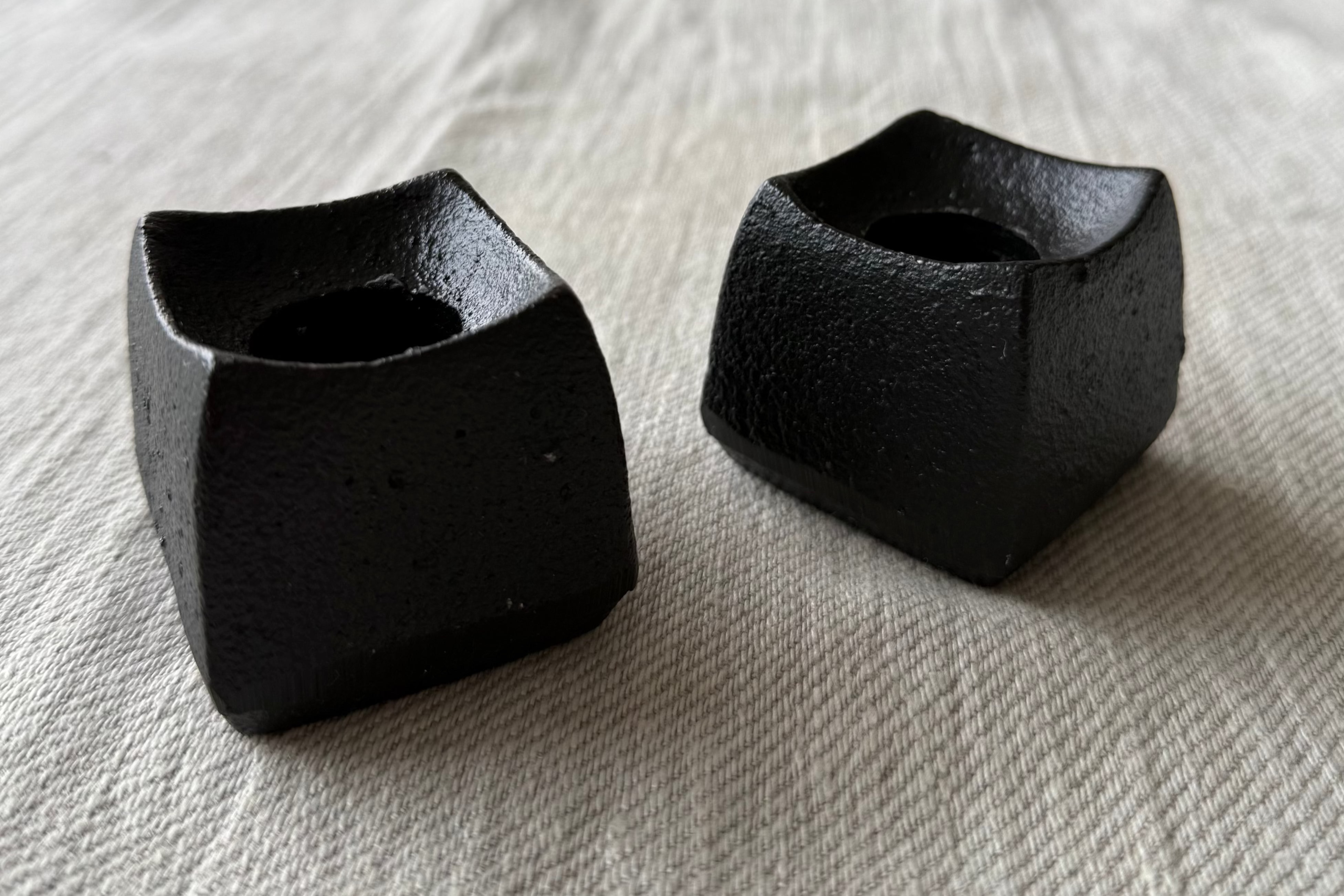 Tatara Iron Taper Holder