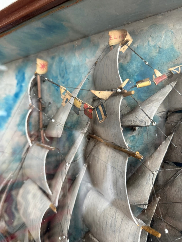 Antique Ship Diorama-Scotland