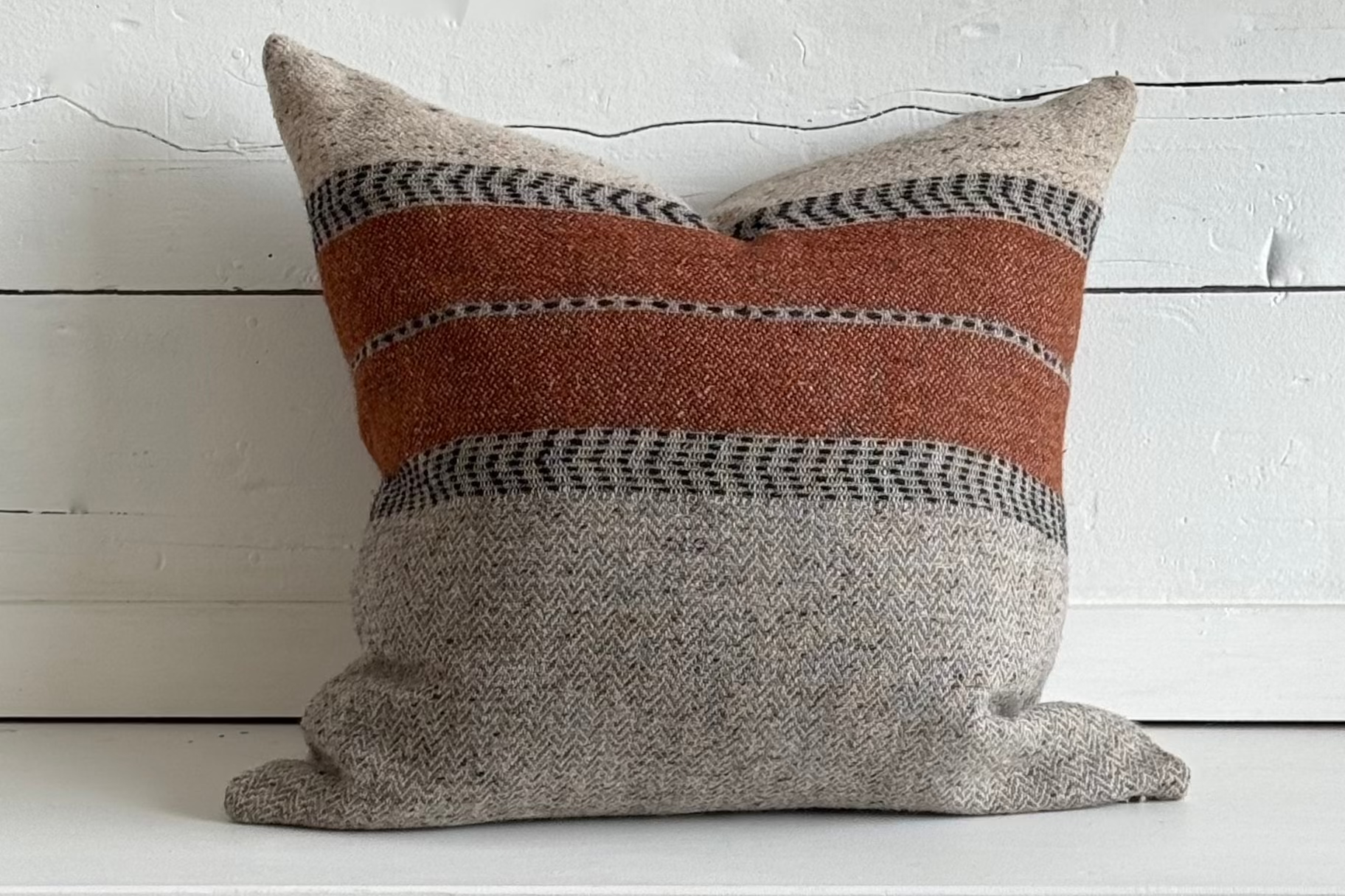 Libeco Linen/Wool | Montana Grey Pillow