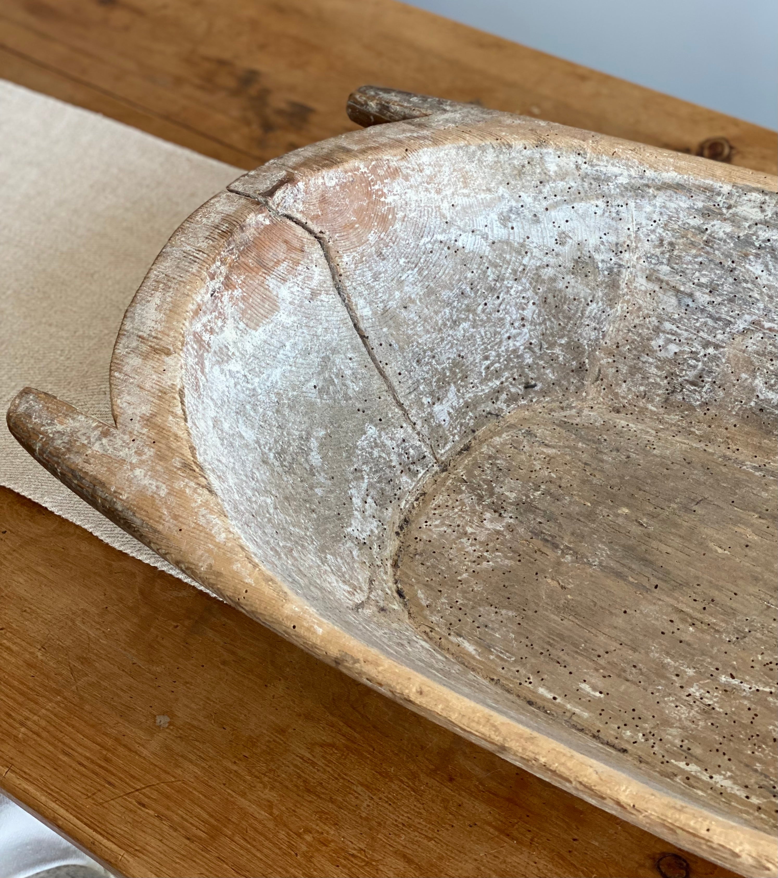 Antique Dough Bowl - #5