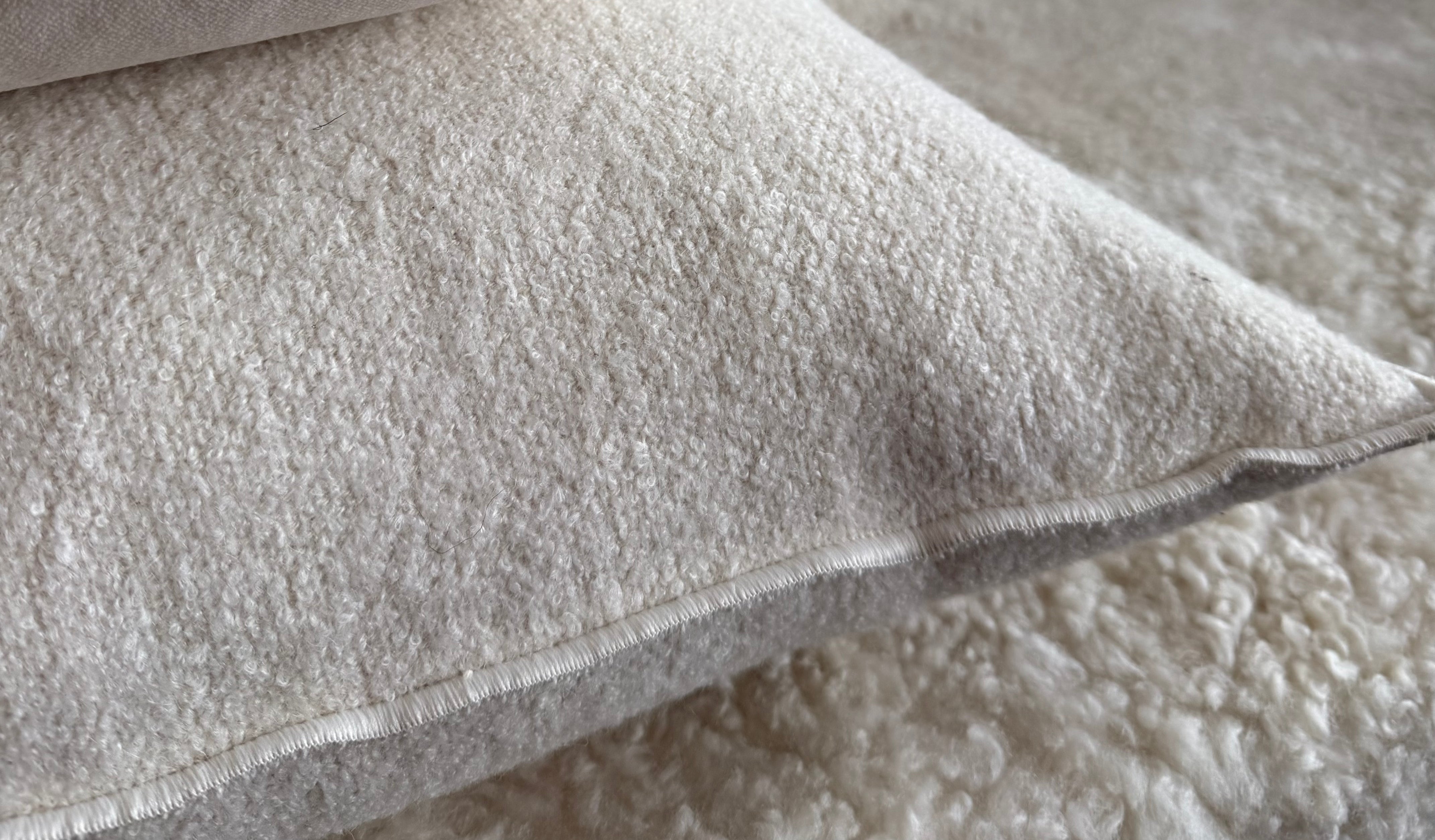 Maison de Vacances | Canvas Bouclette in Blanc