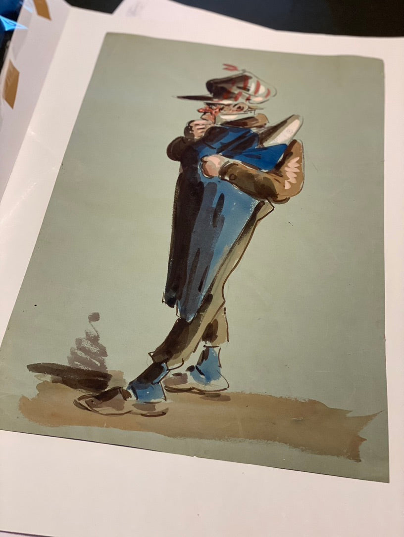 A. Dupendant 1835-1883 l Gouache