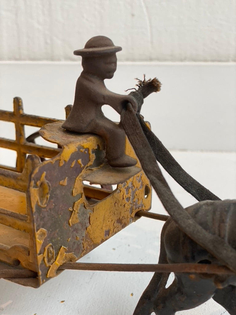 Wilkins Donkey Pulling Tiny Man l #9