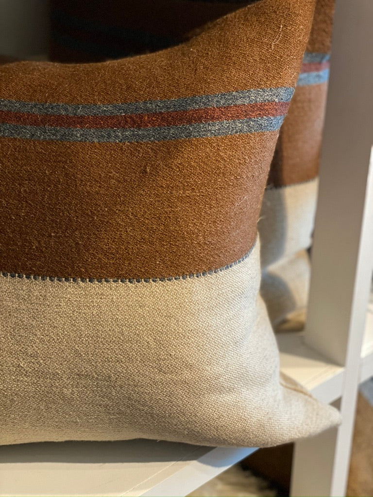 Libeco Linen & Wool | Highland Stripe Pillow