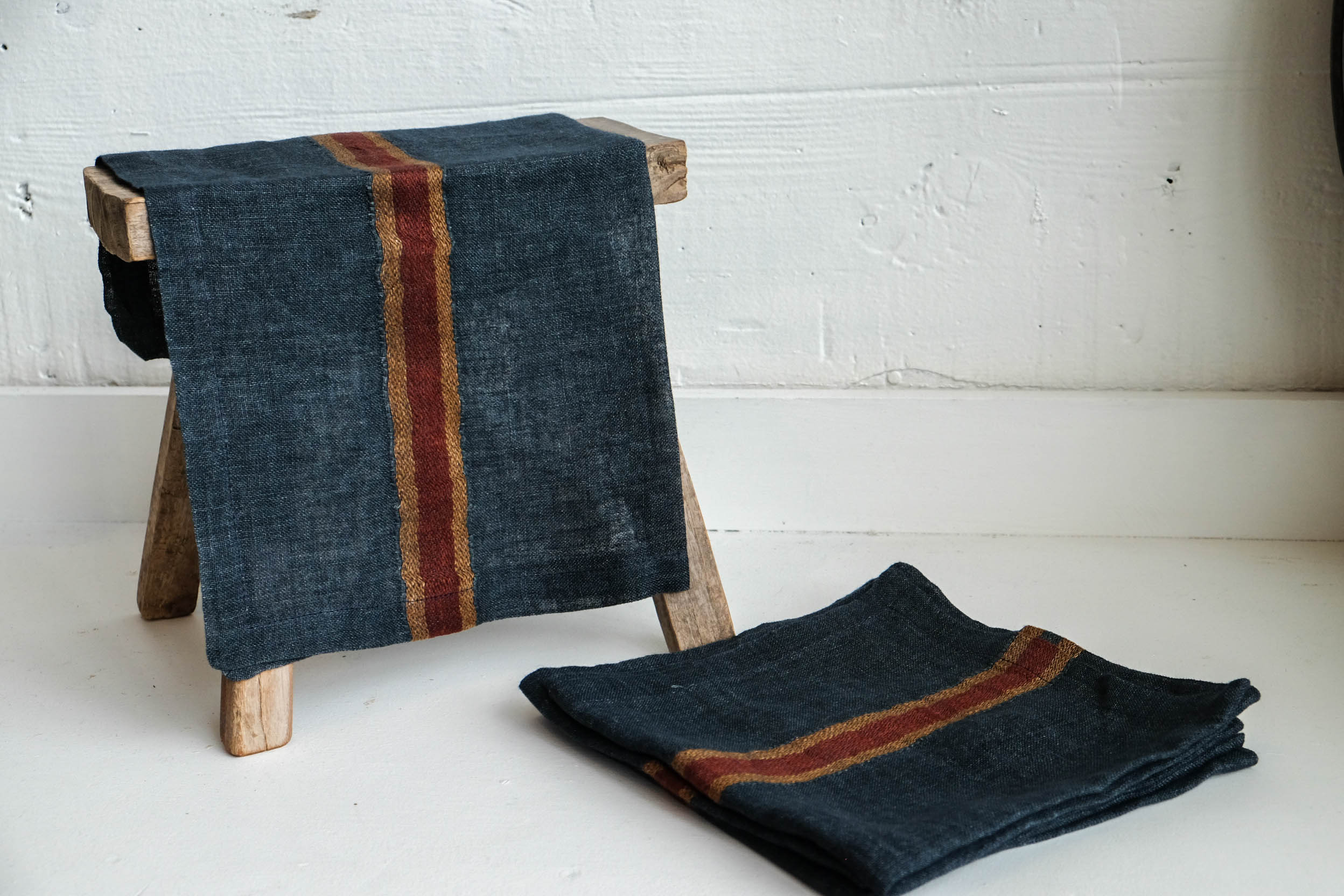 Libeco Linen Napkin in Hamlet Stripe - Set of 4