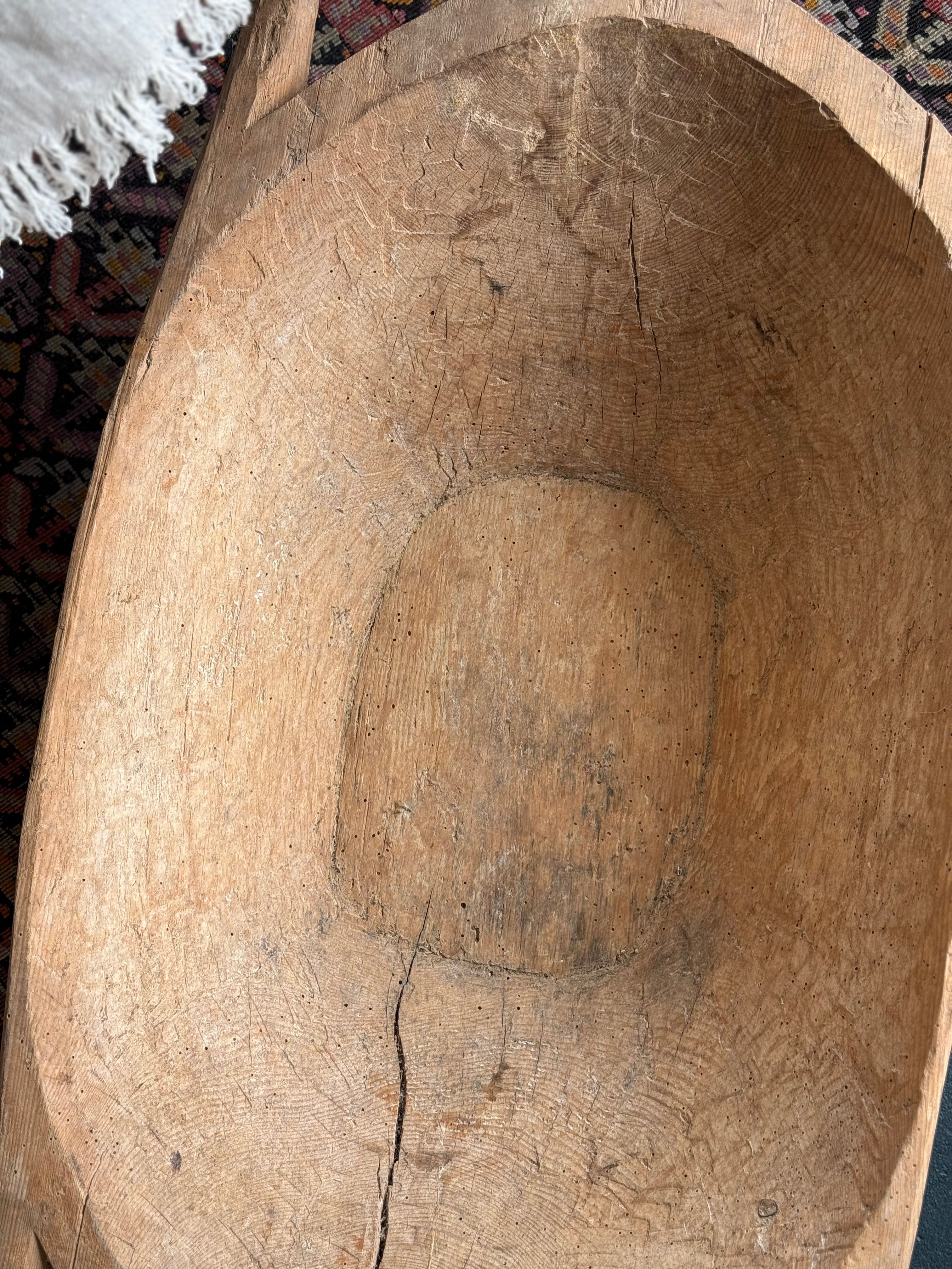 Antique Dough Bowl - #3