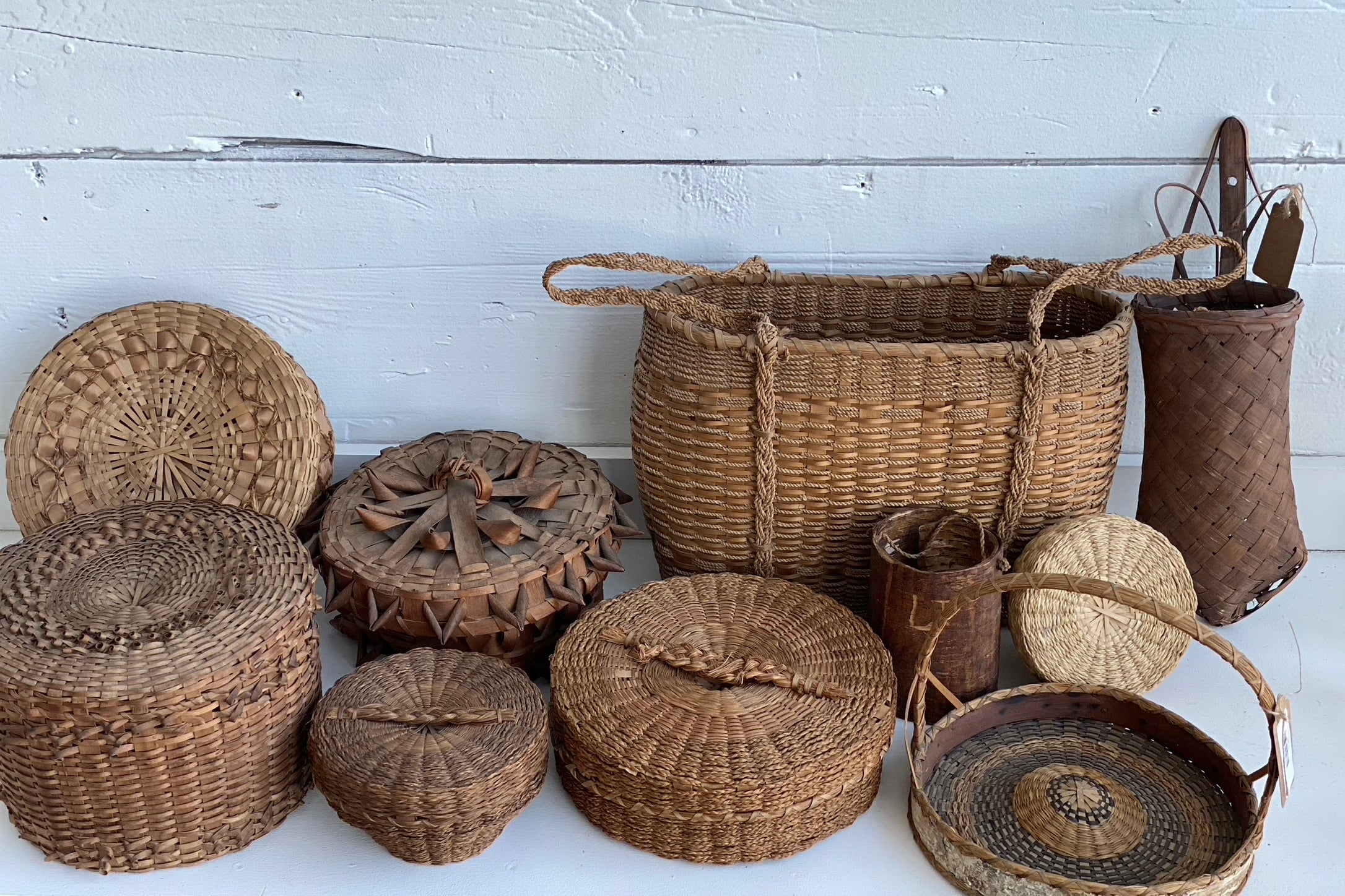 Antique Native American Basket l Maine