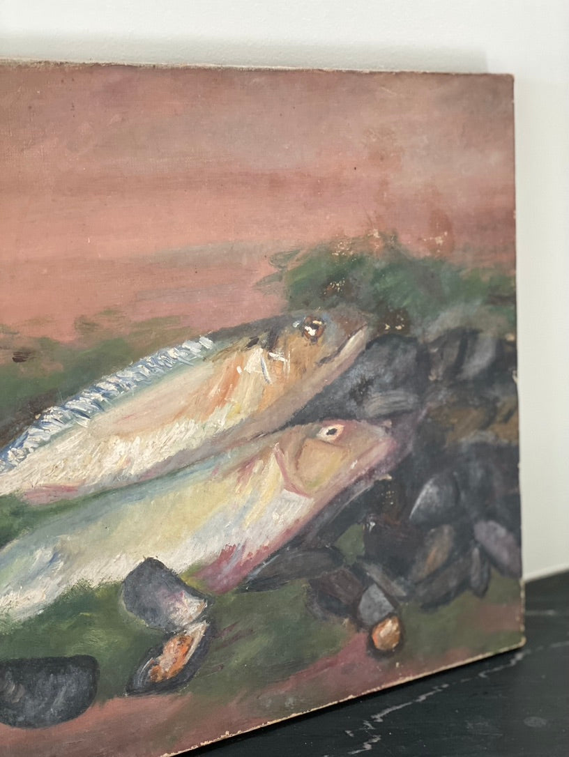 Poisson Oil Painting on Canvas
