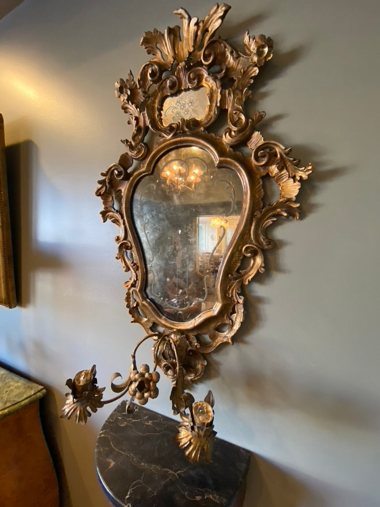 Pair of Antique French Mirrors
