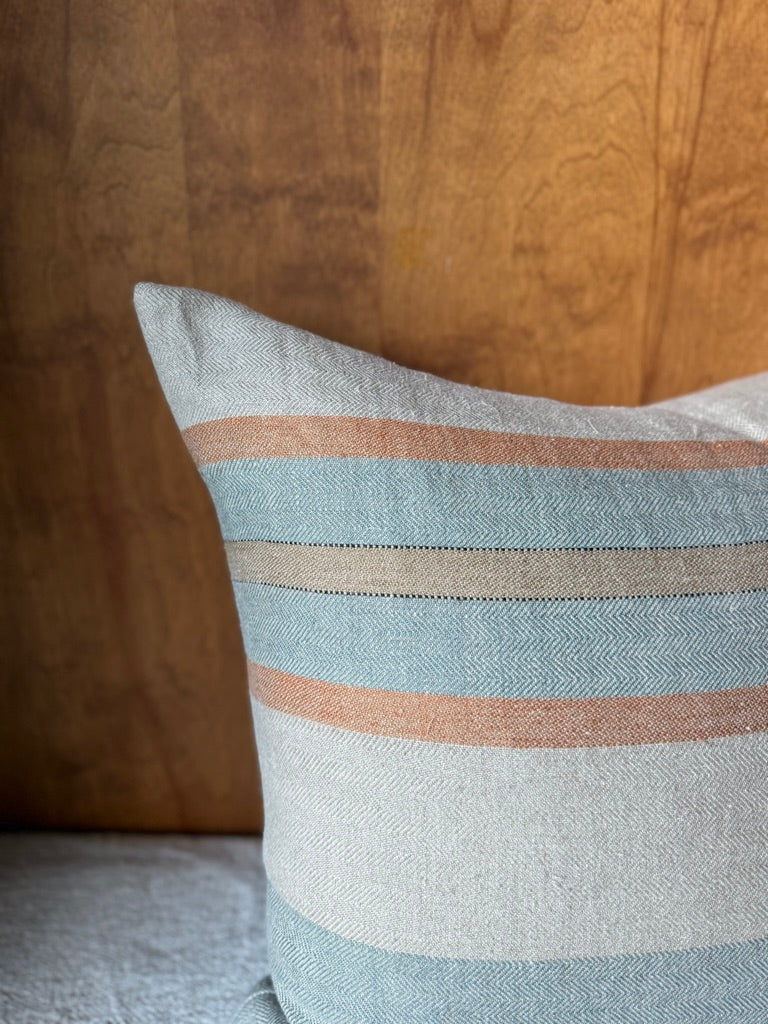 Libeco Linen Pillow | Multi Stripe