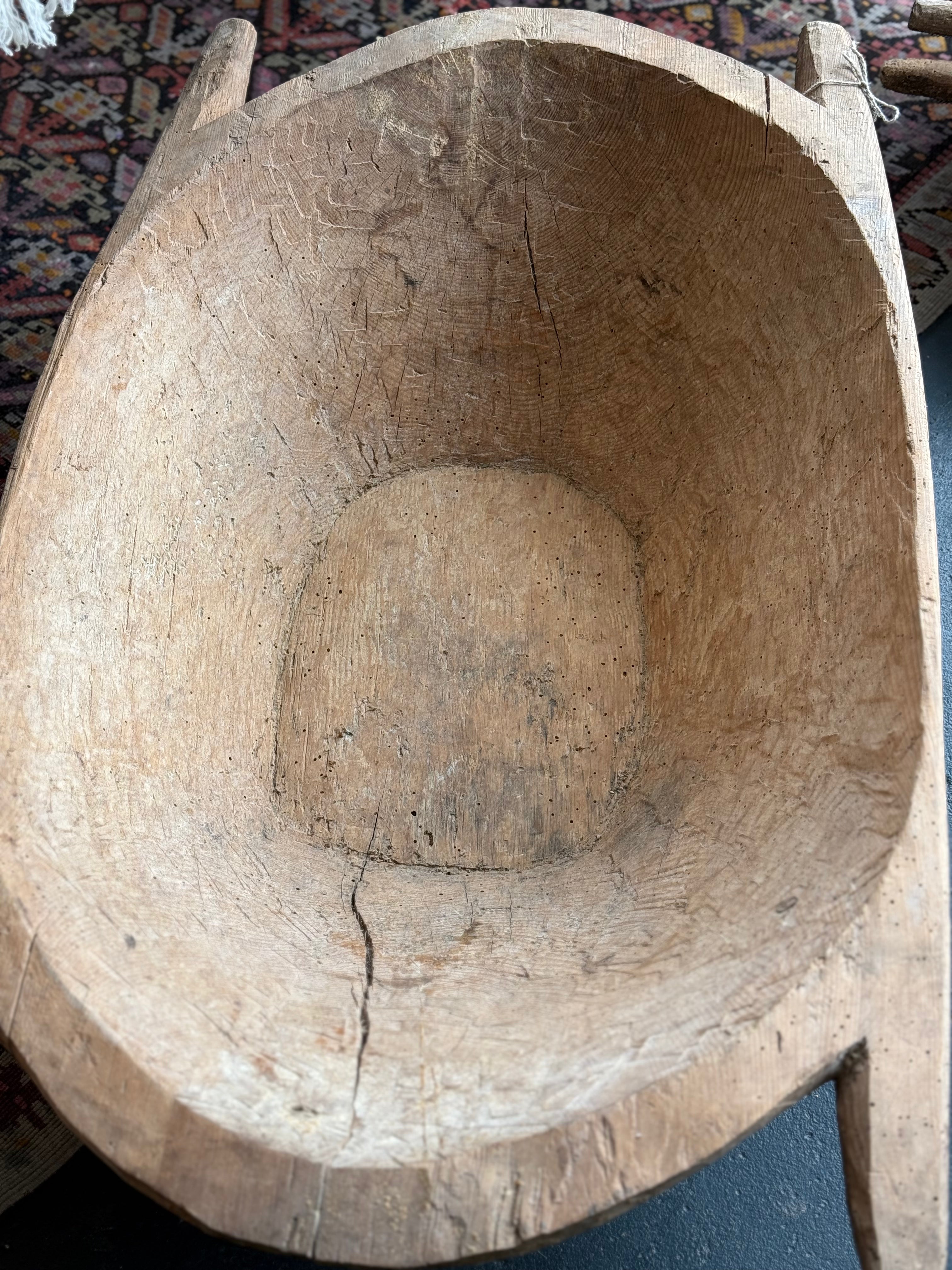 Antique Dough Bowl - #3