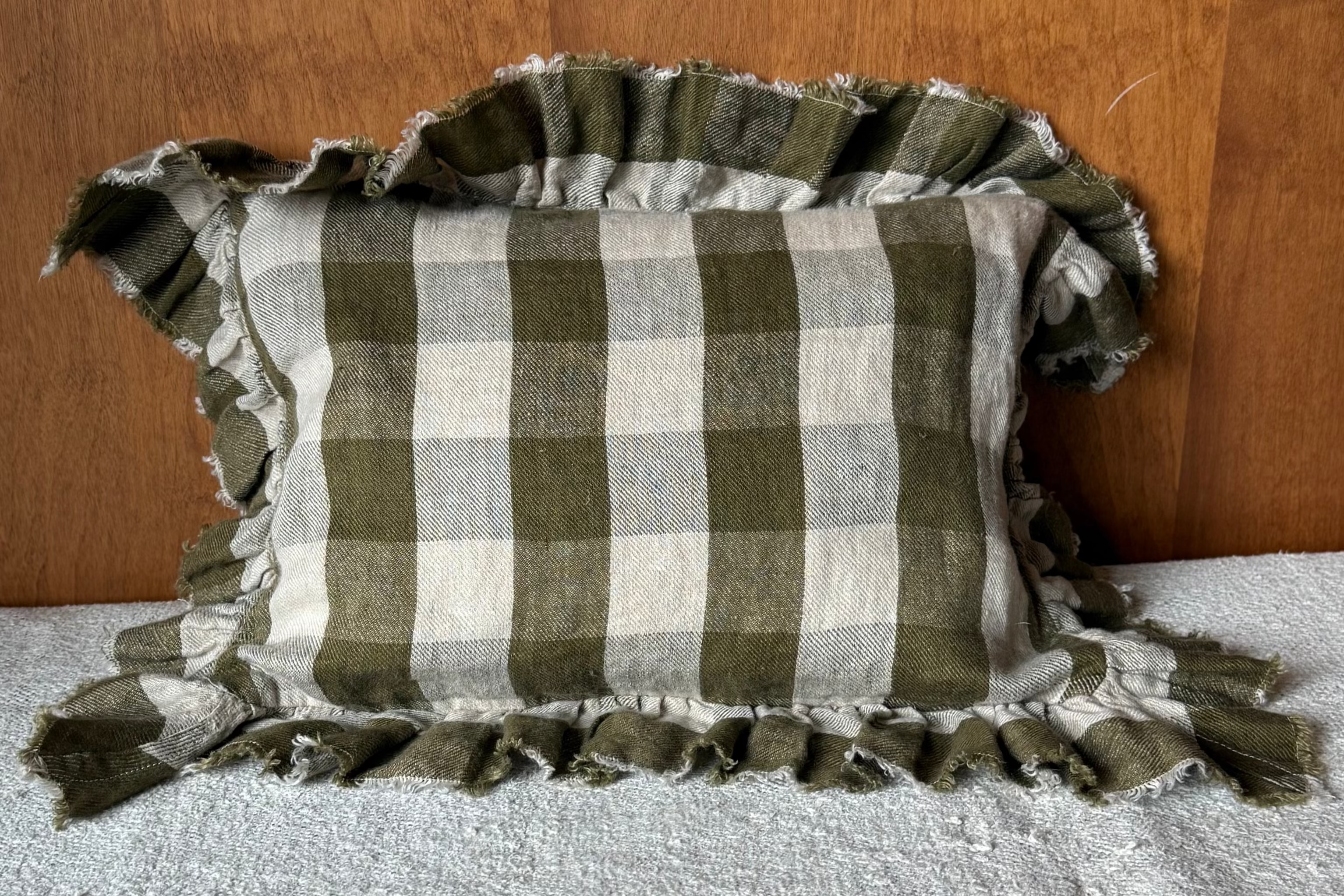 Maison de Vacances | Boho Vichy Cottage Pillow