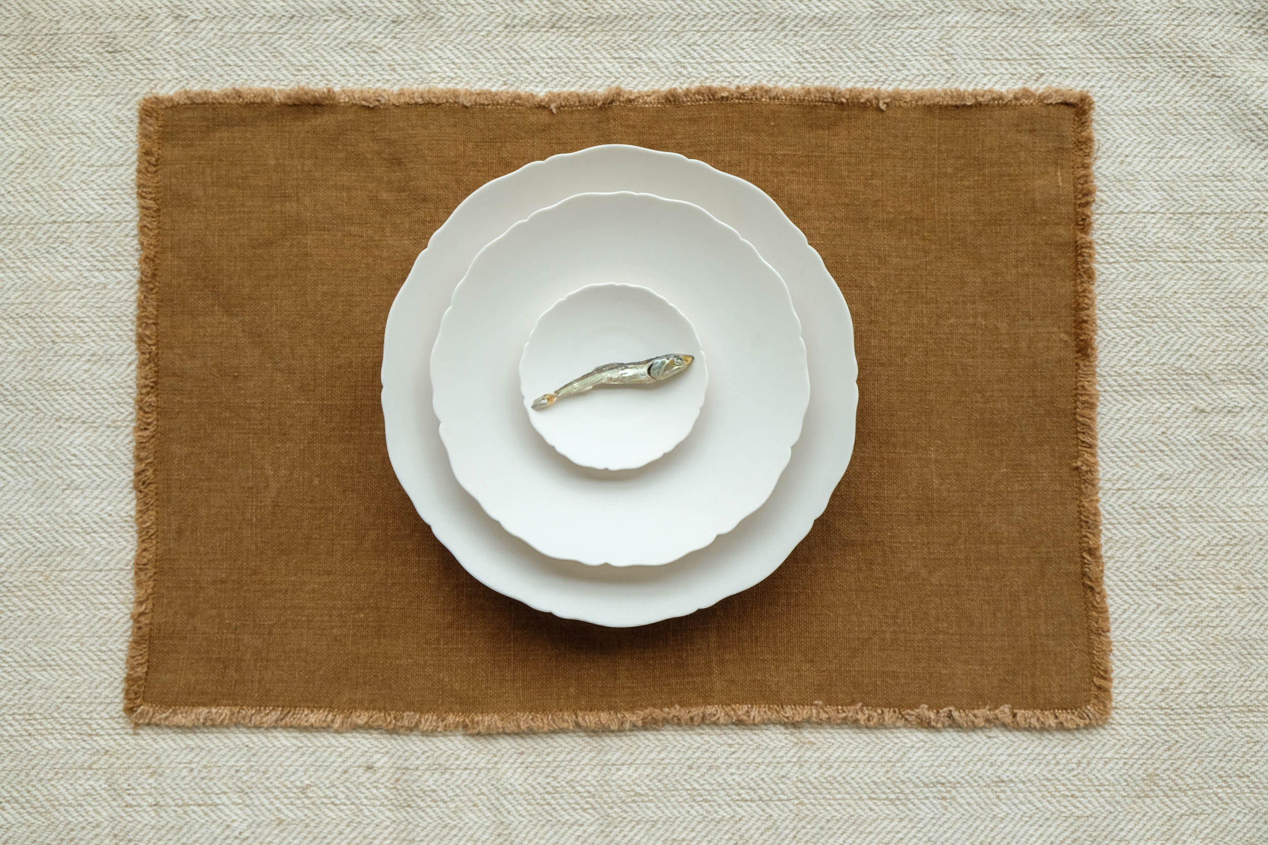 Libeco Linen Placemat in Curry