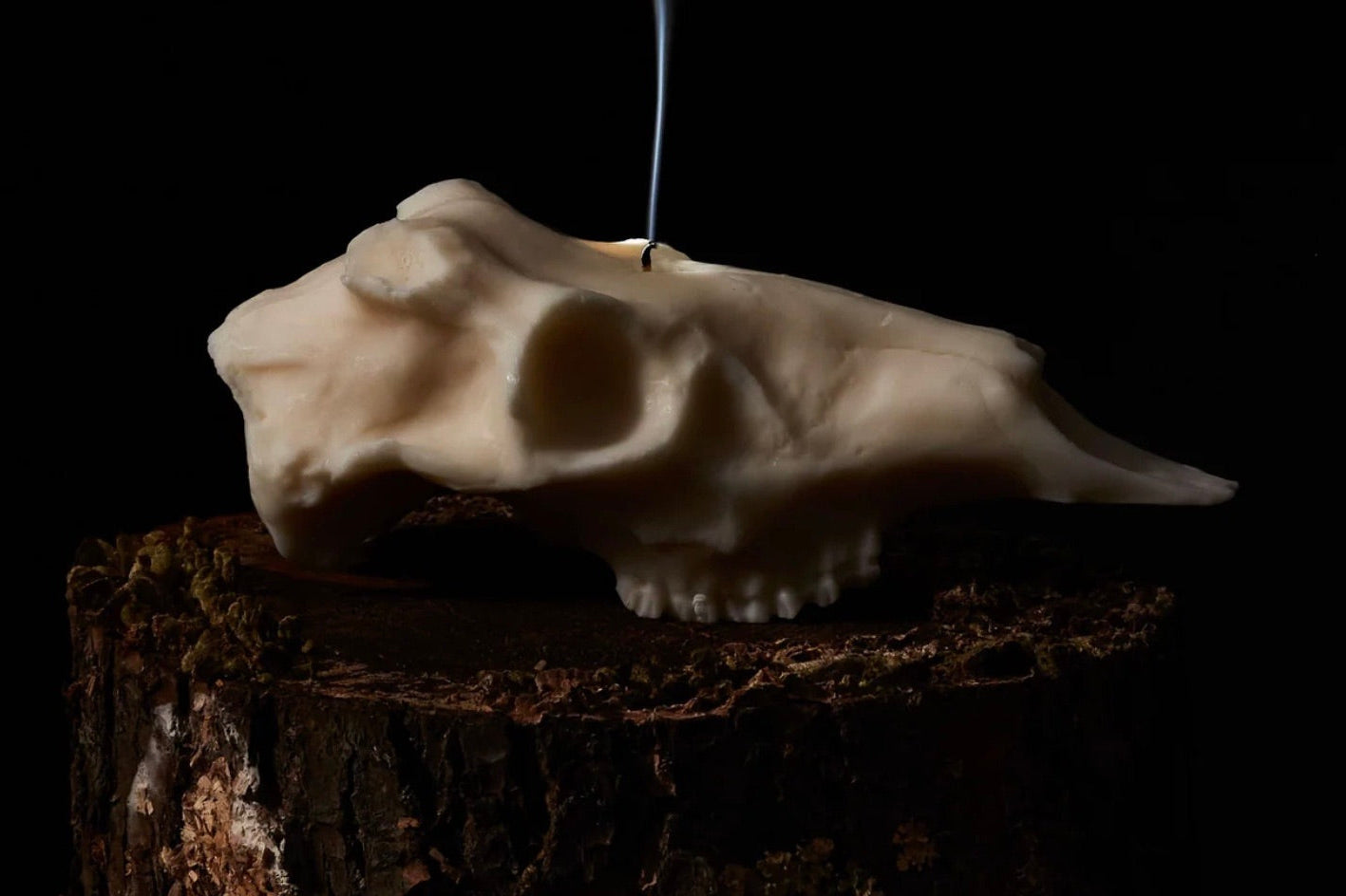 Deer Skull Candle