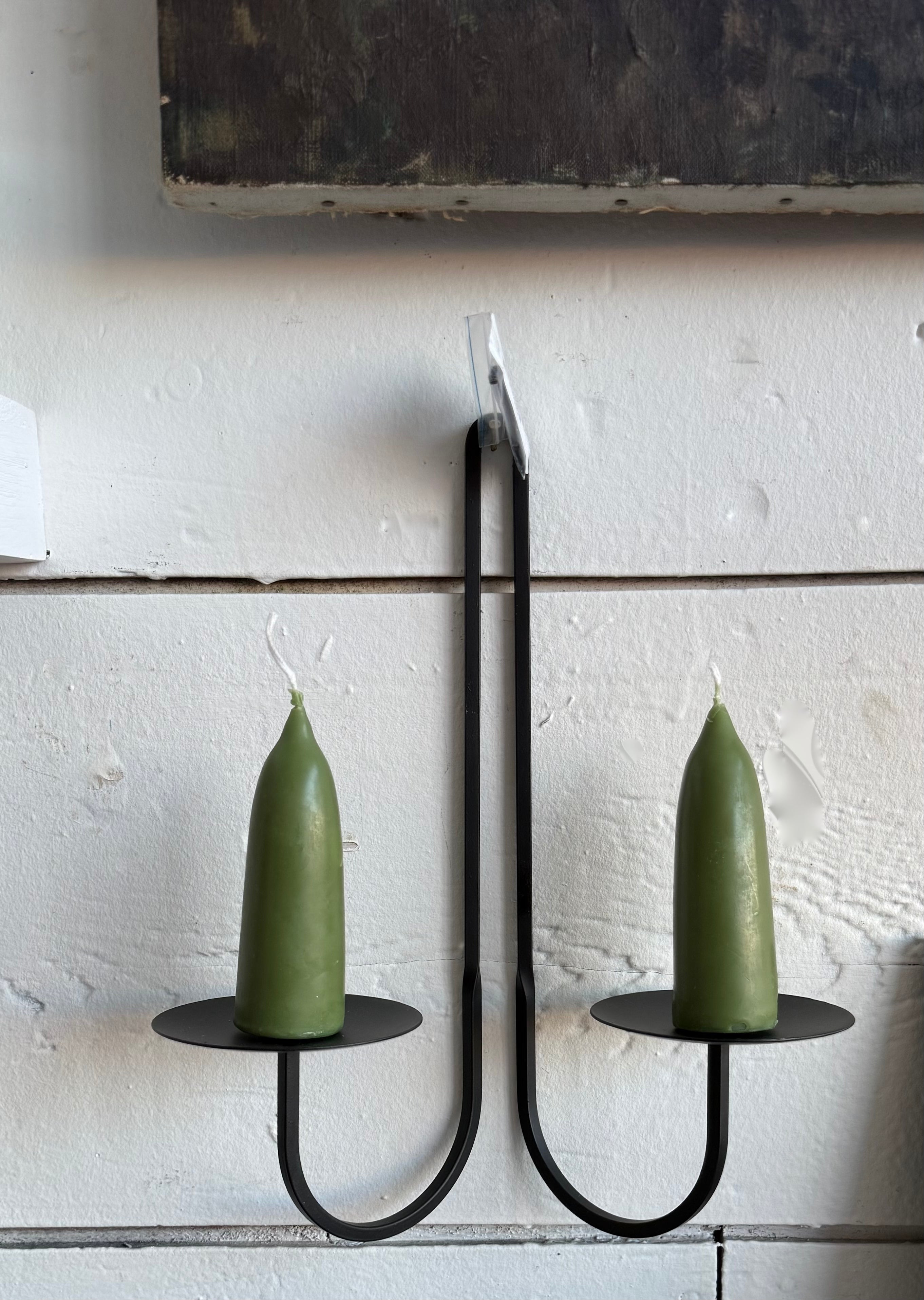Double Arm Iron Candle Holder