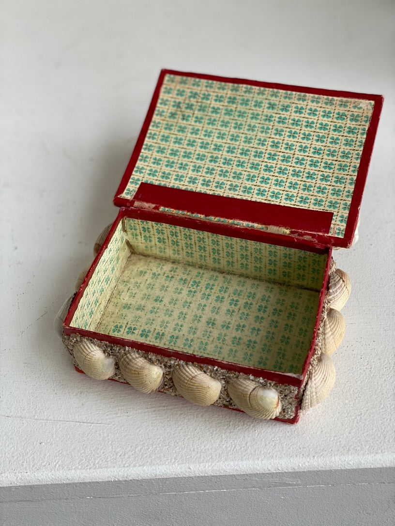 Antique Seashell Box