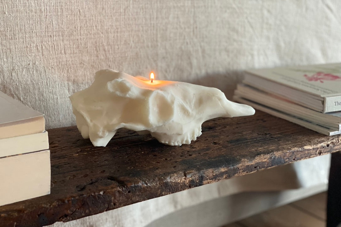 Deer Skull Candle