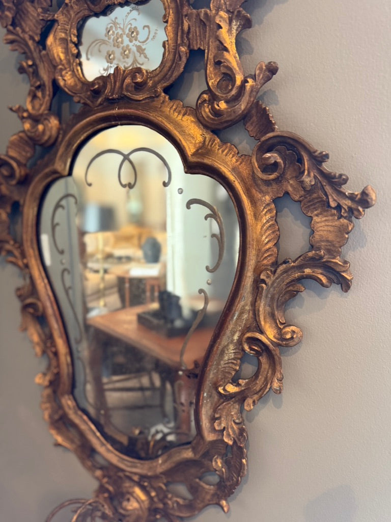 Pair of Antique French Mirrors