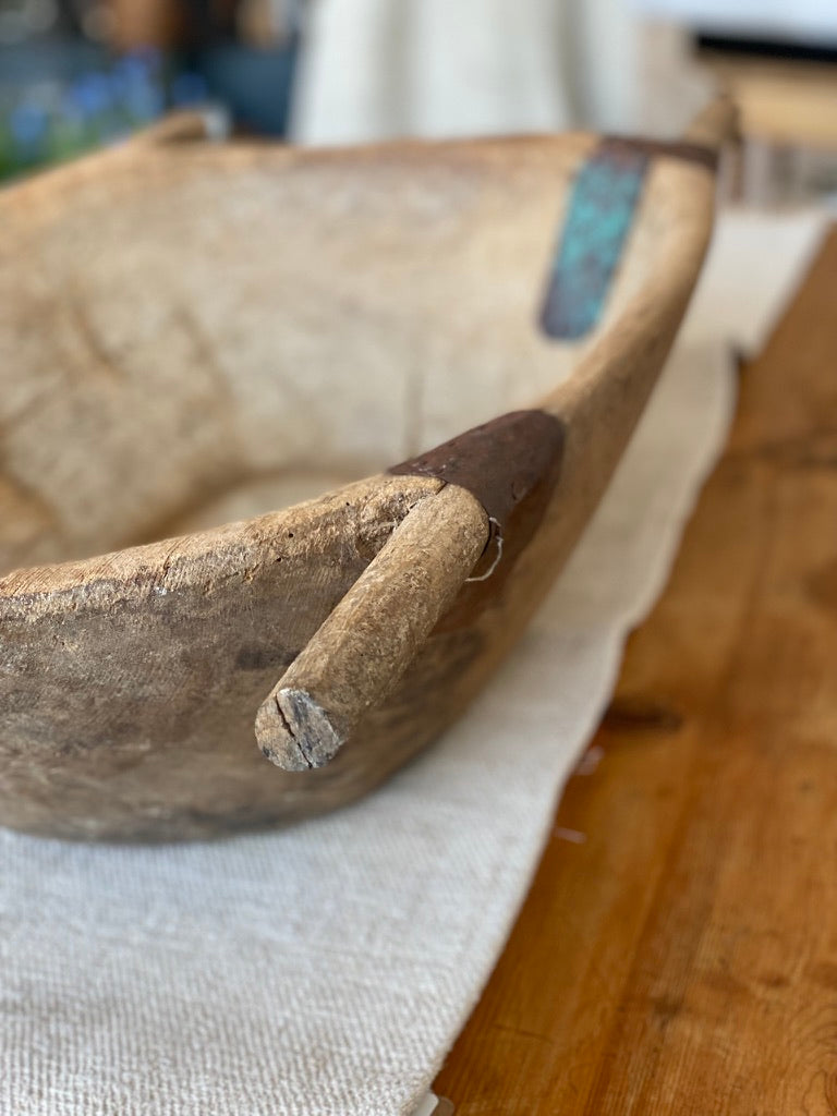 Antique Dough Bowl - #4