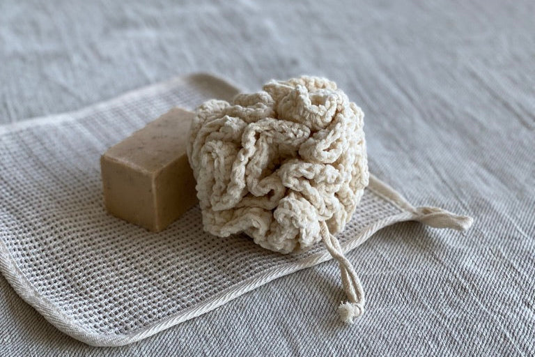 Cotton Bath Pouf