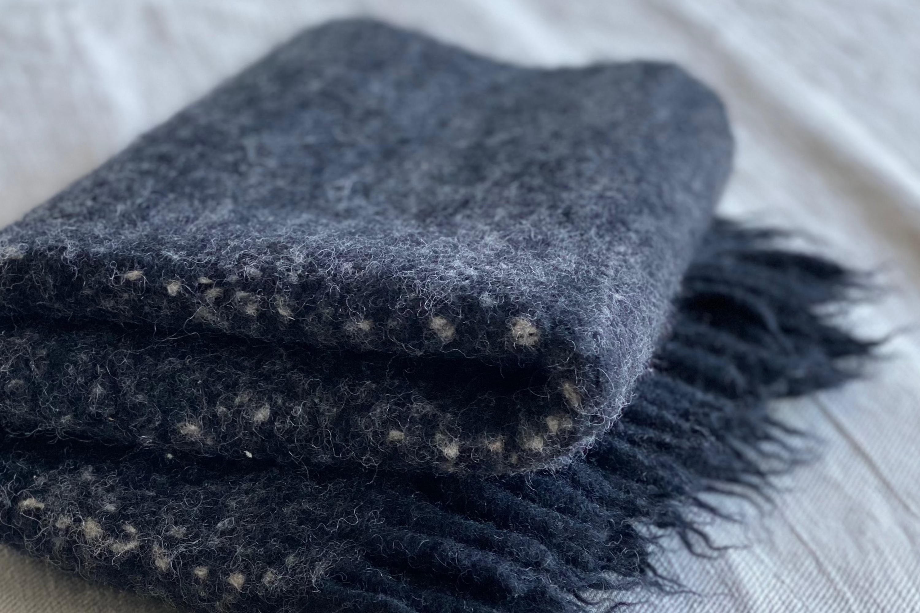 Himalayan Wool Rug l Black