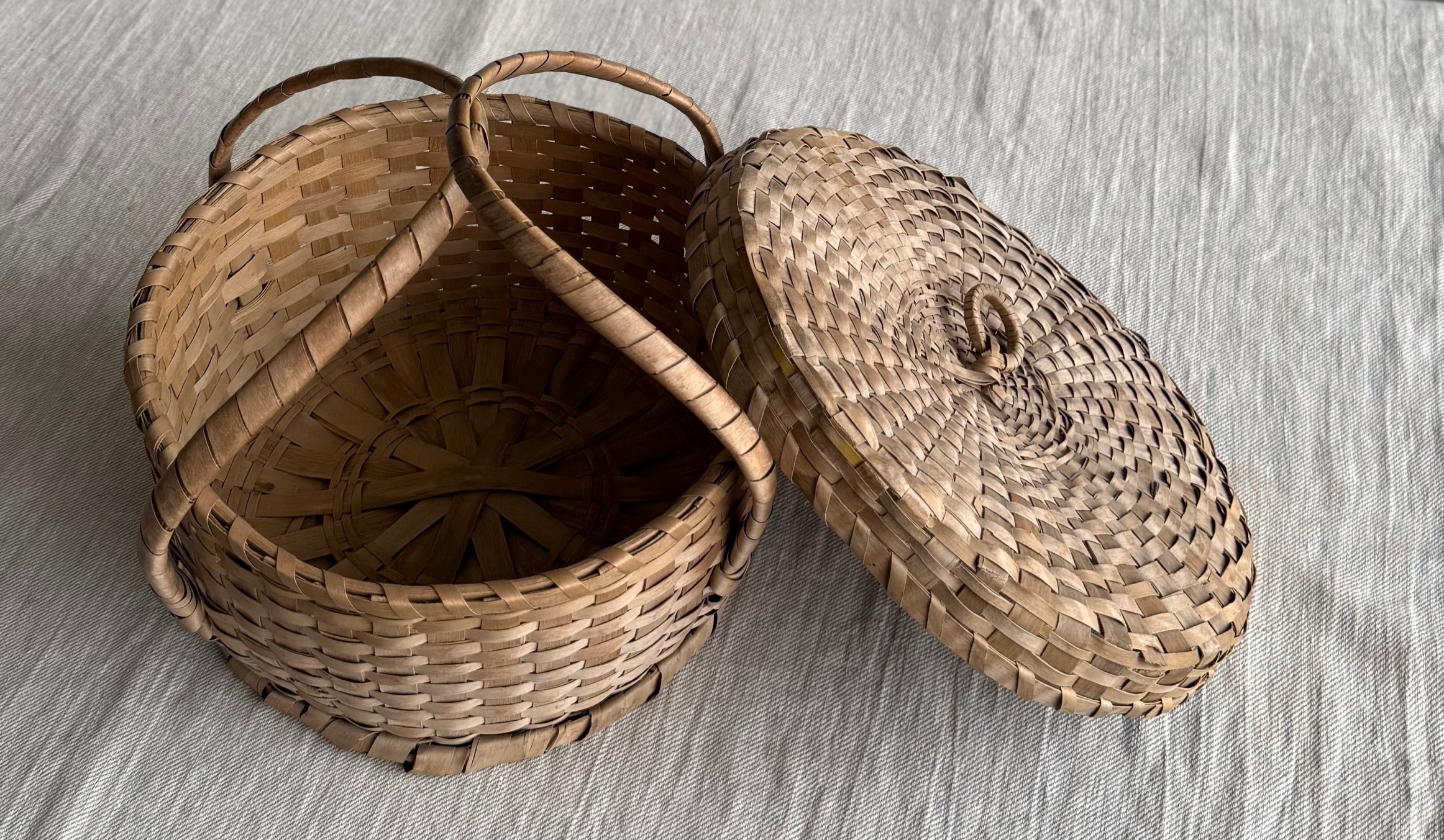Lidded Sewing Basket