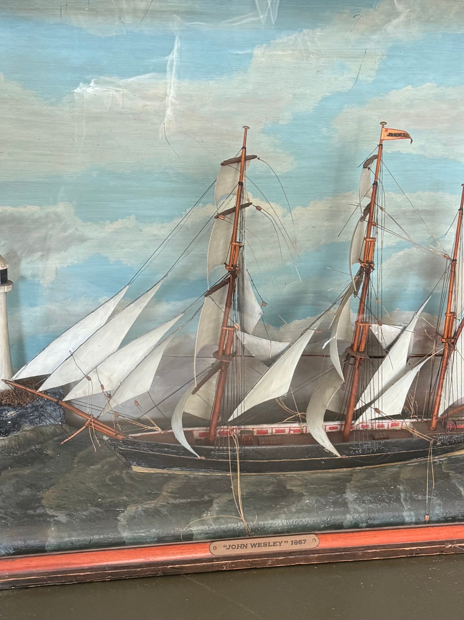 "John Wesley" 1867 Ship Diorama