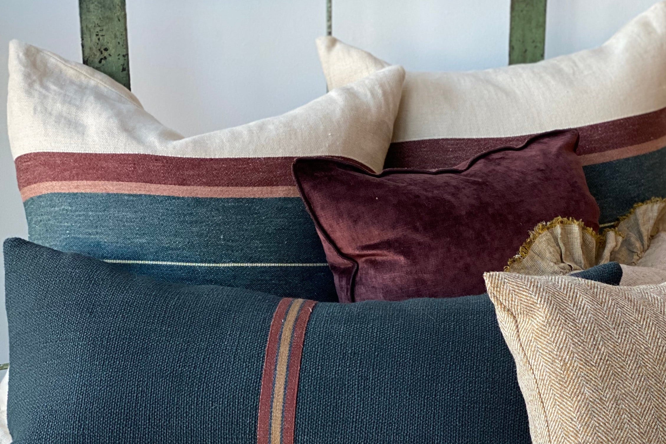 Libeco Linen | Lys Stripe Pillow