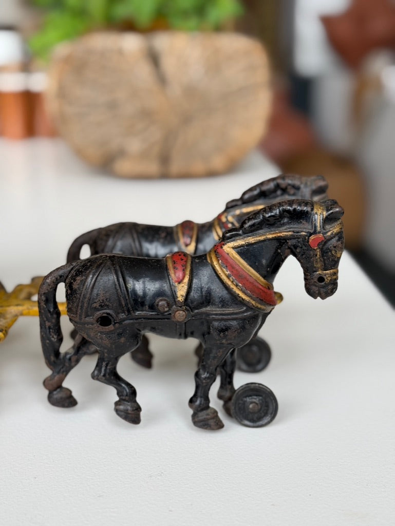 Red Carriage With Polar Bears l #92