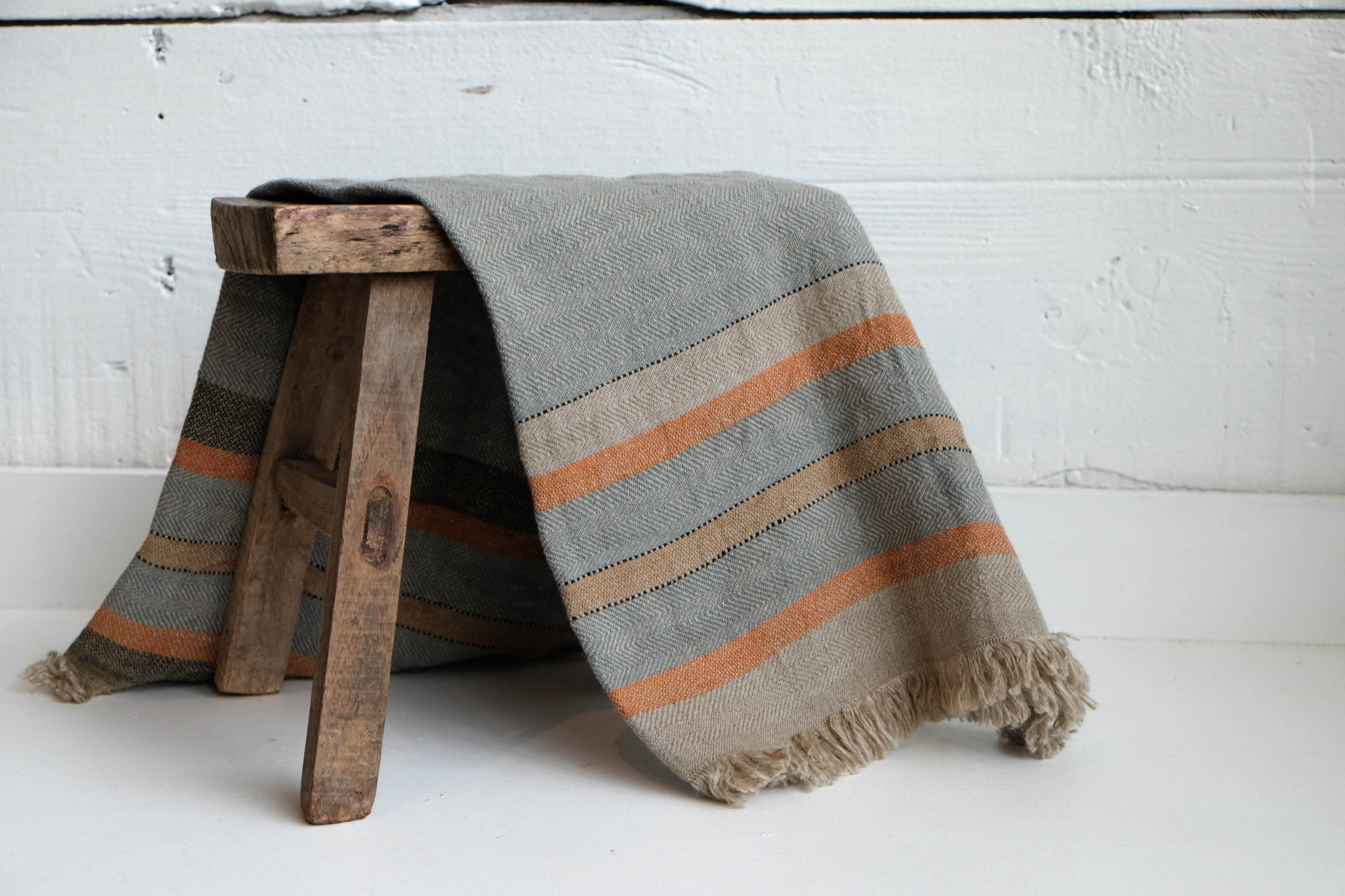 Libeco Linen Guest Towel | Multi Stripe