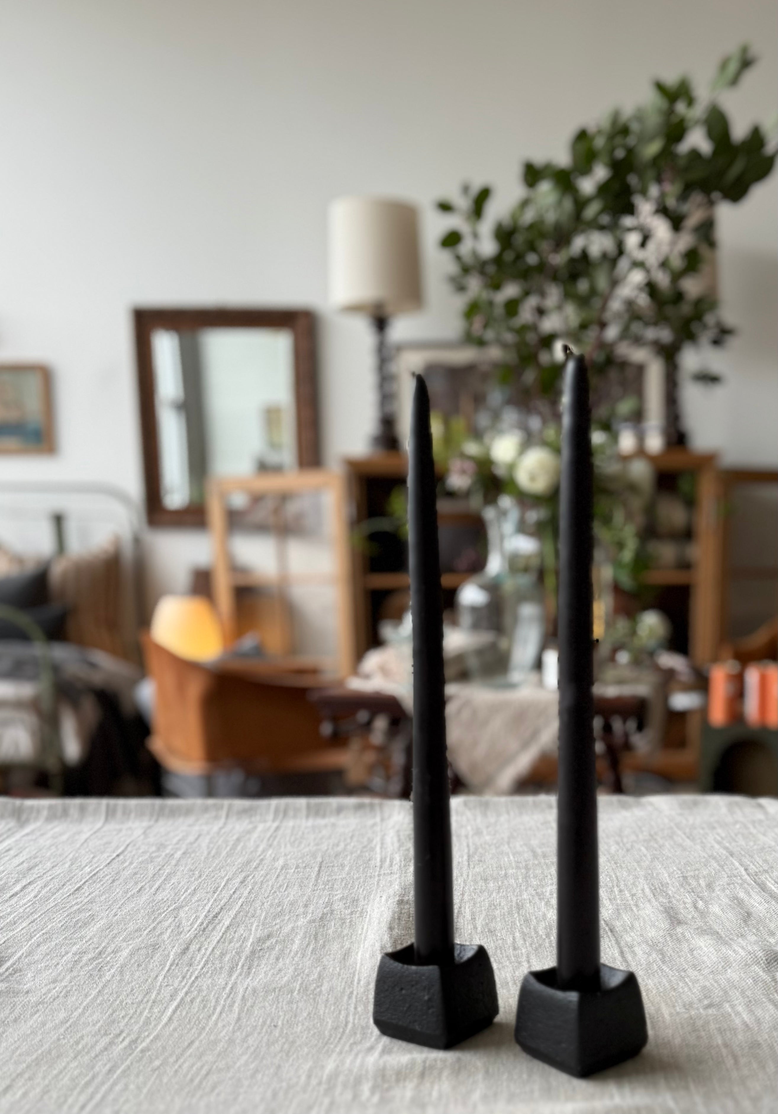 Tatara Iron Taper Holder