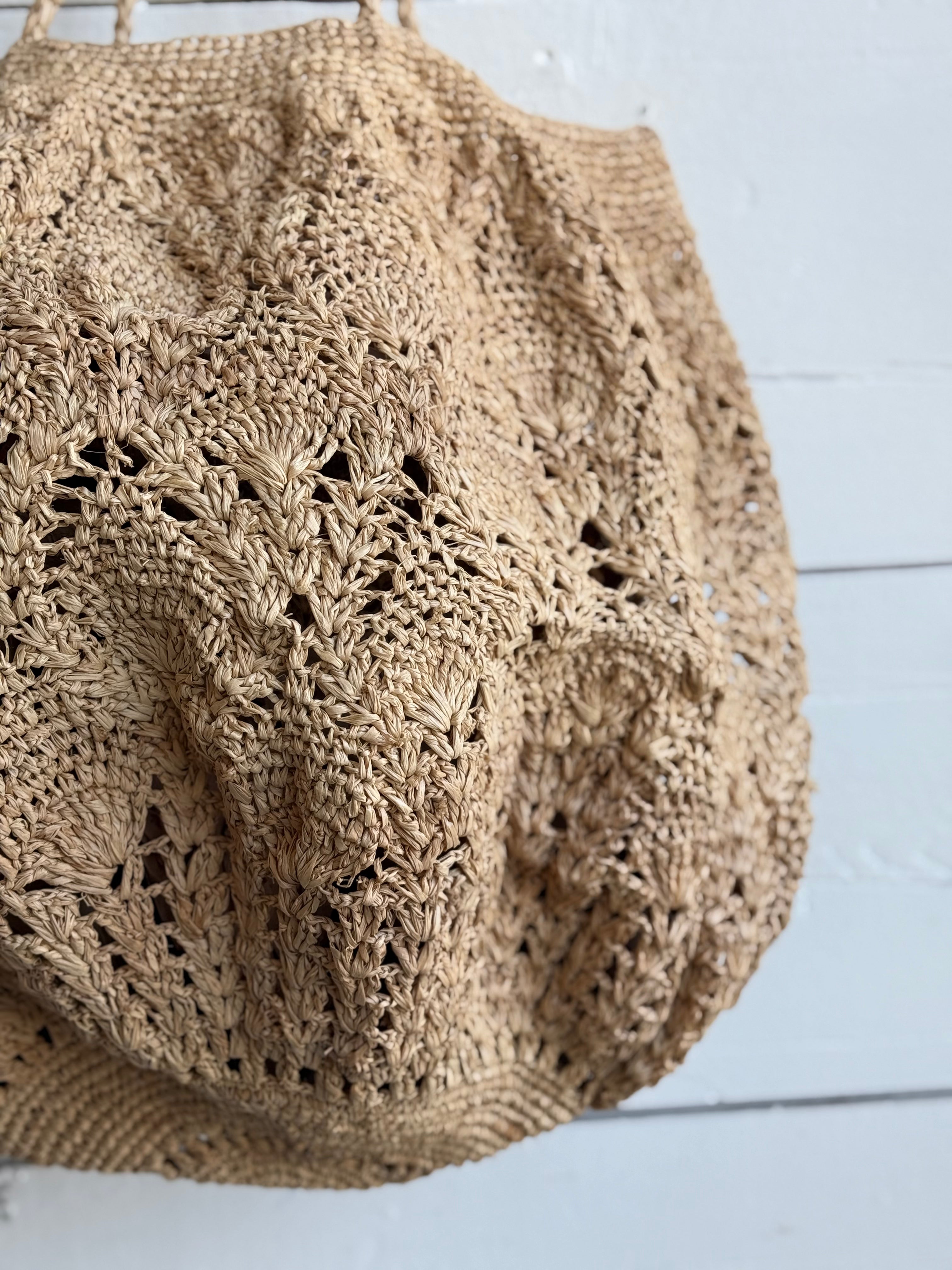 Hand Crocheted Tote l Paon