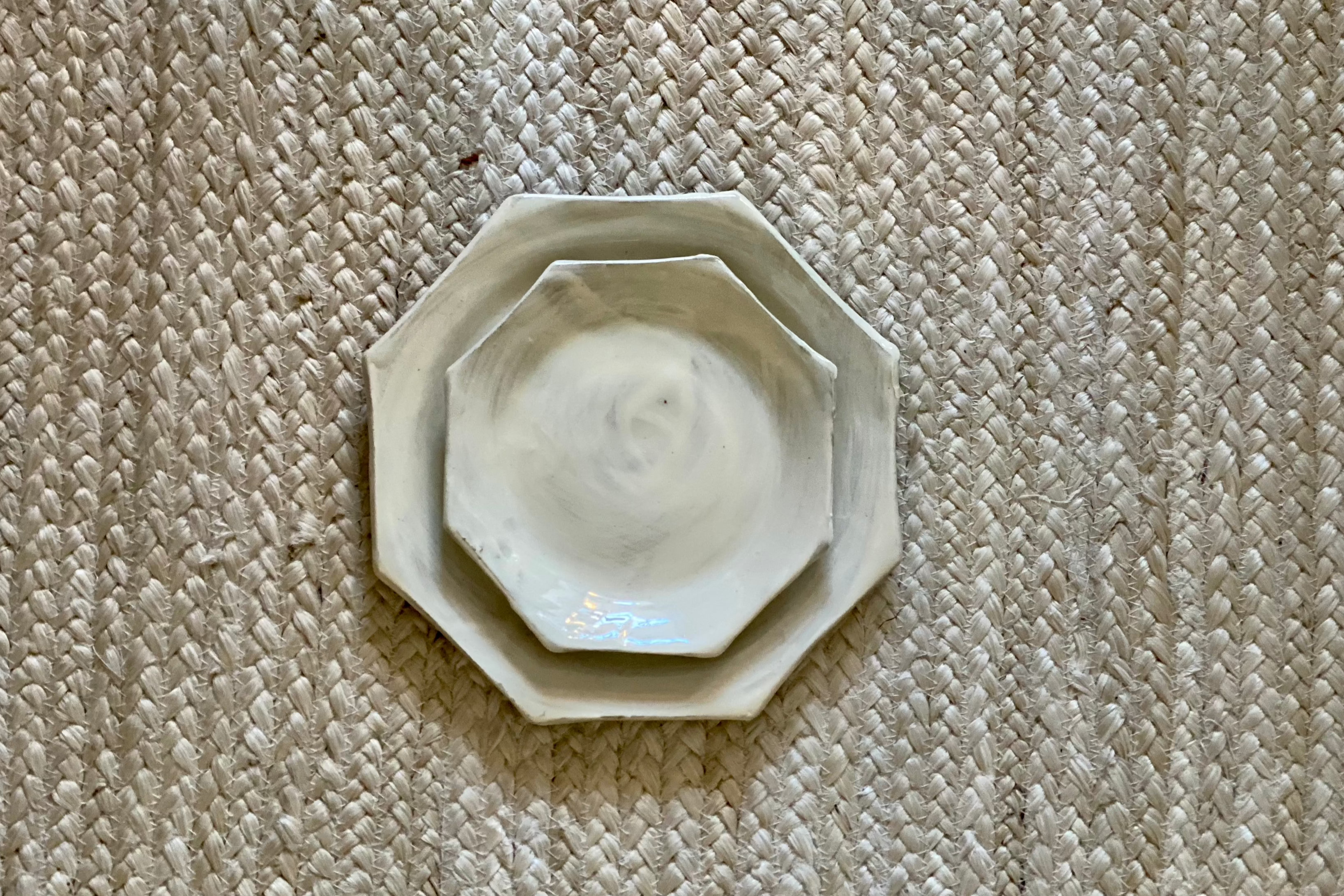 Handmade Octagon Dinner Plate