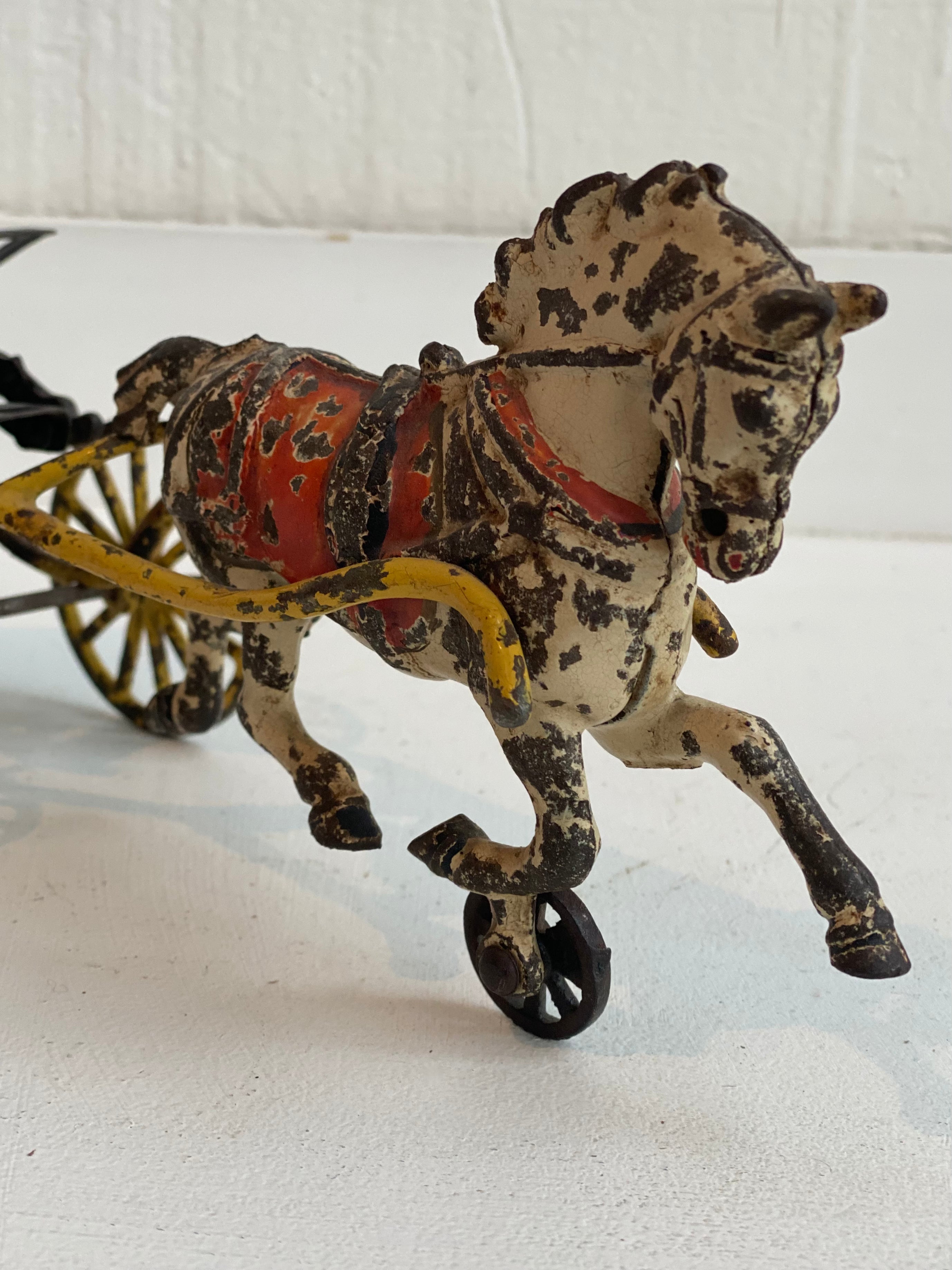 Woman in Carriage/White Horse l #69