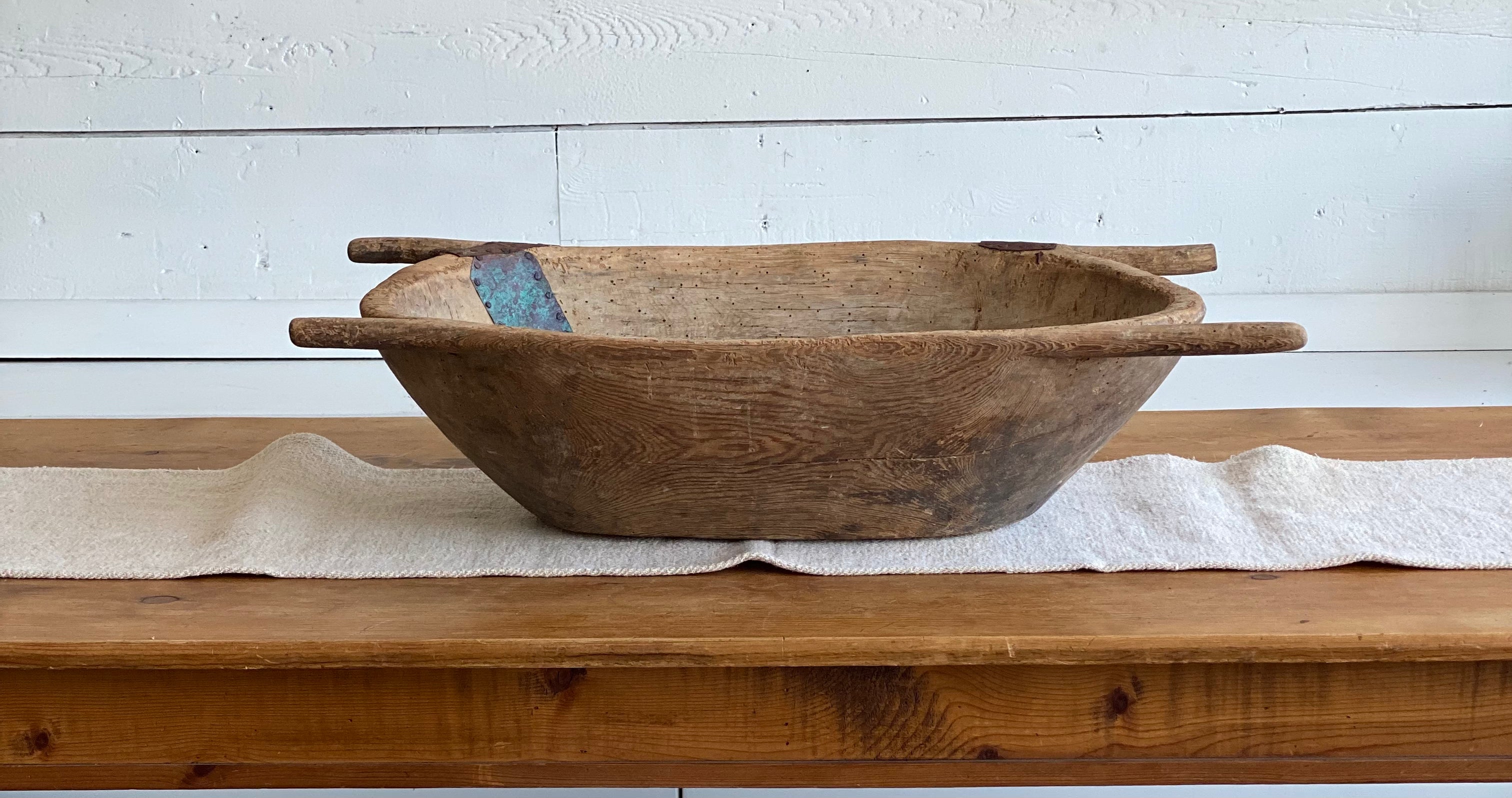 Antique Dough Bowl - #4