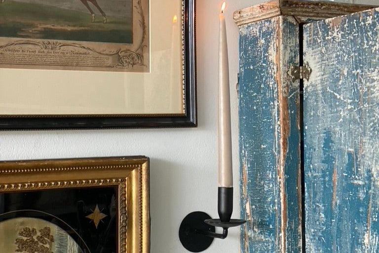 Cast Iron Taper Wall Sconce
