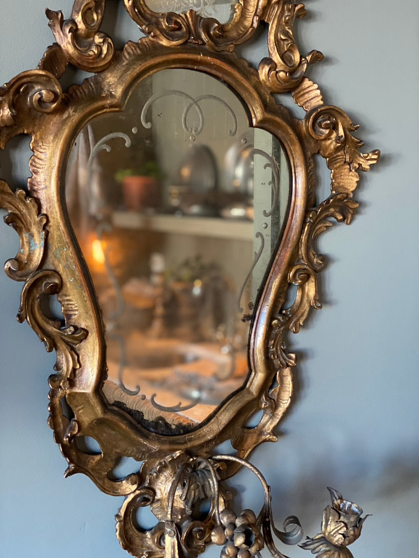 Pair of Antique French Mirrors